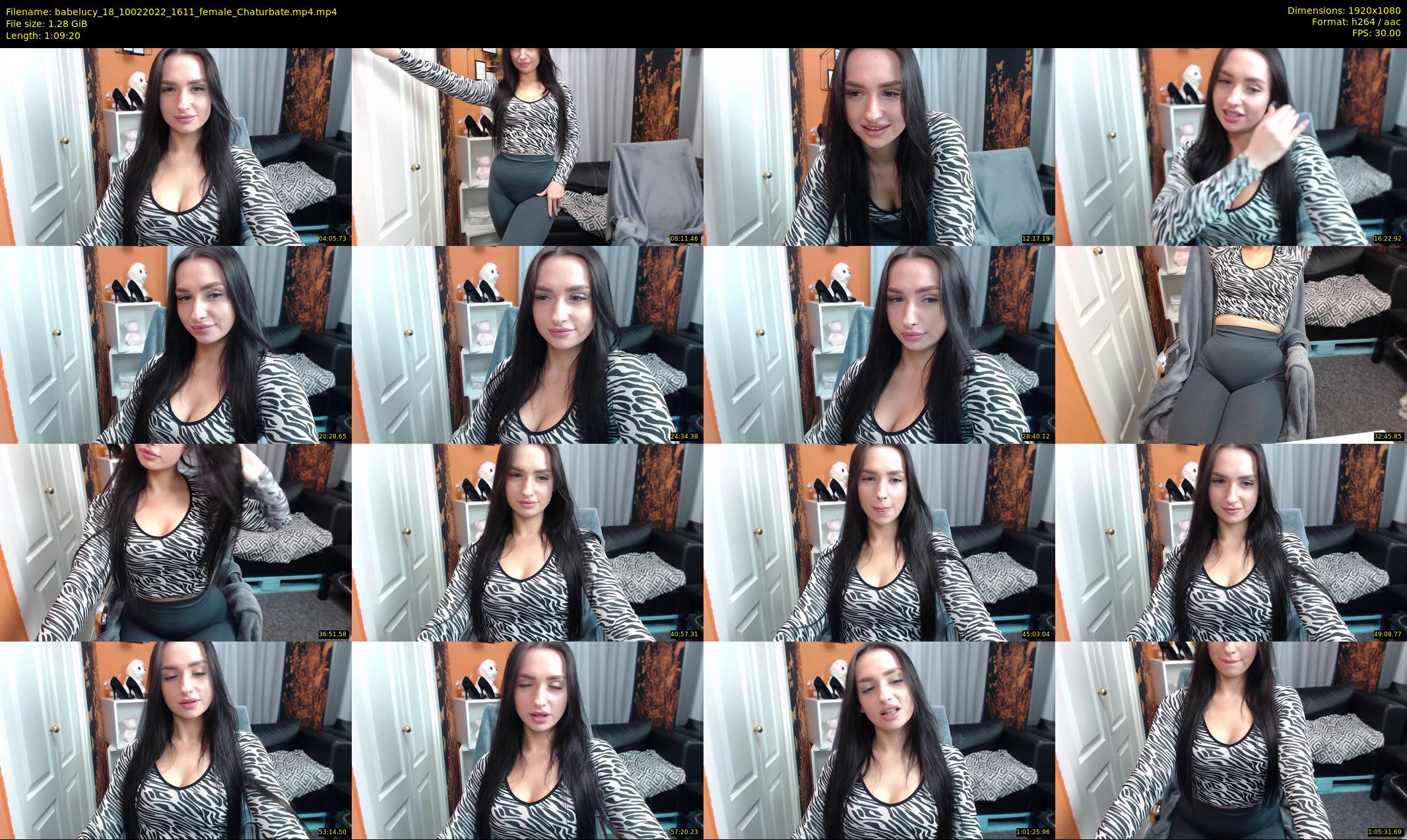 babelucy_18 — 70 minute Chaturbate female cam show recording, 1080p, Feb 10, 2022