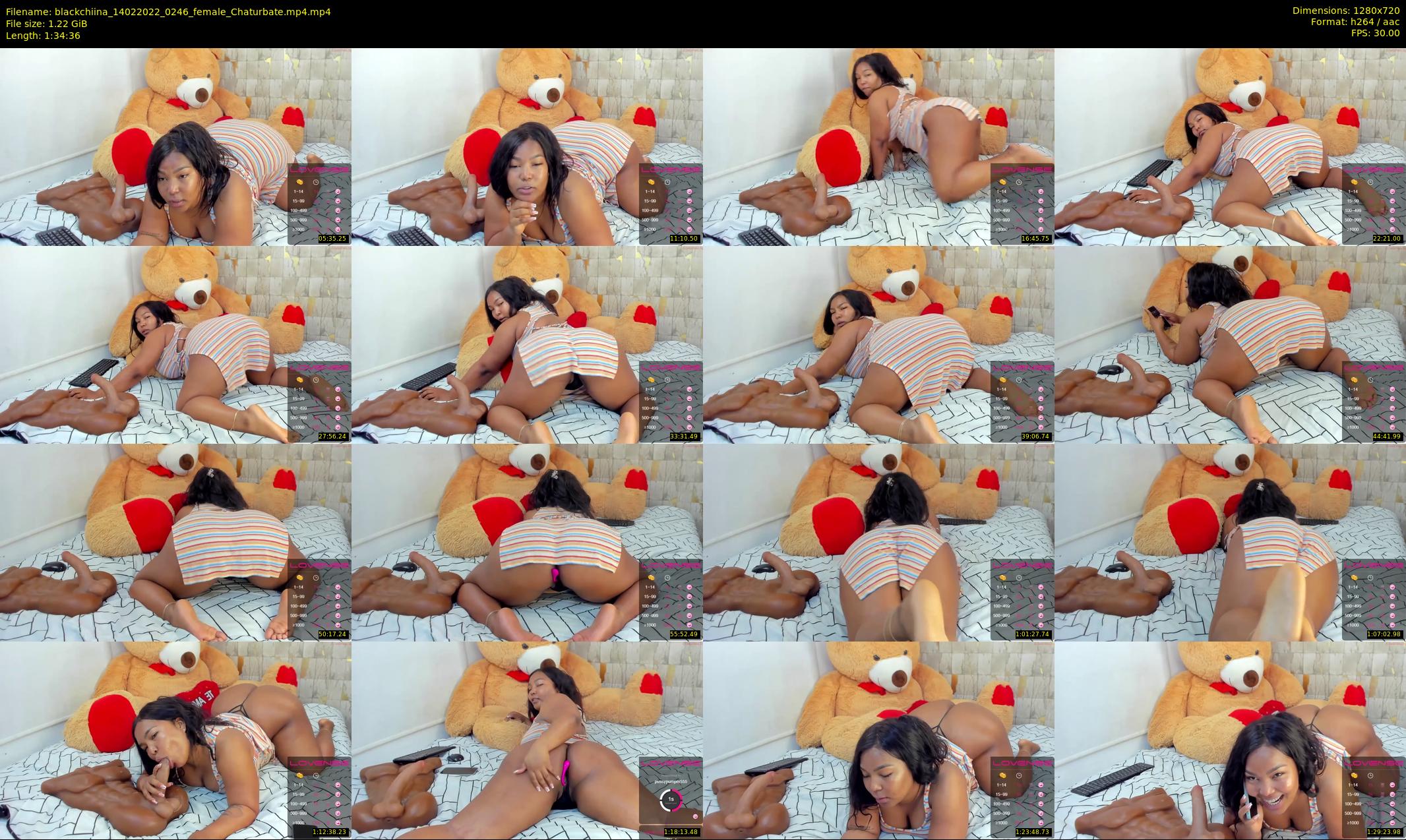 blackchiina — 95 minute Chaturbate female cam show recording, 720p, Feb 14, 2022