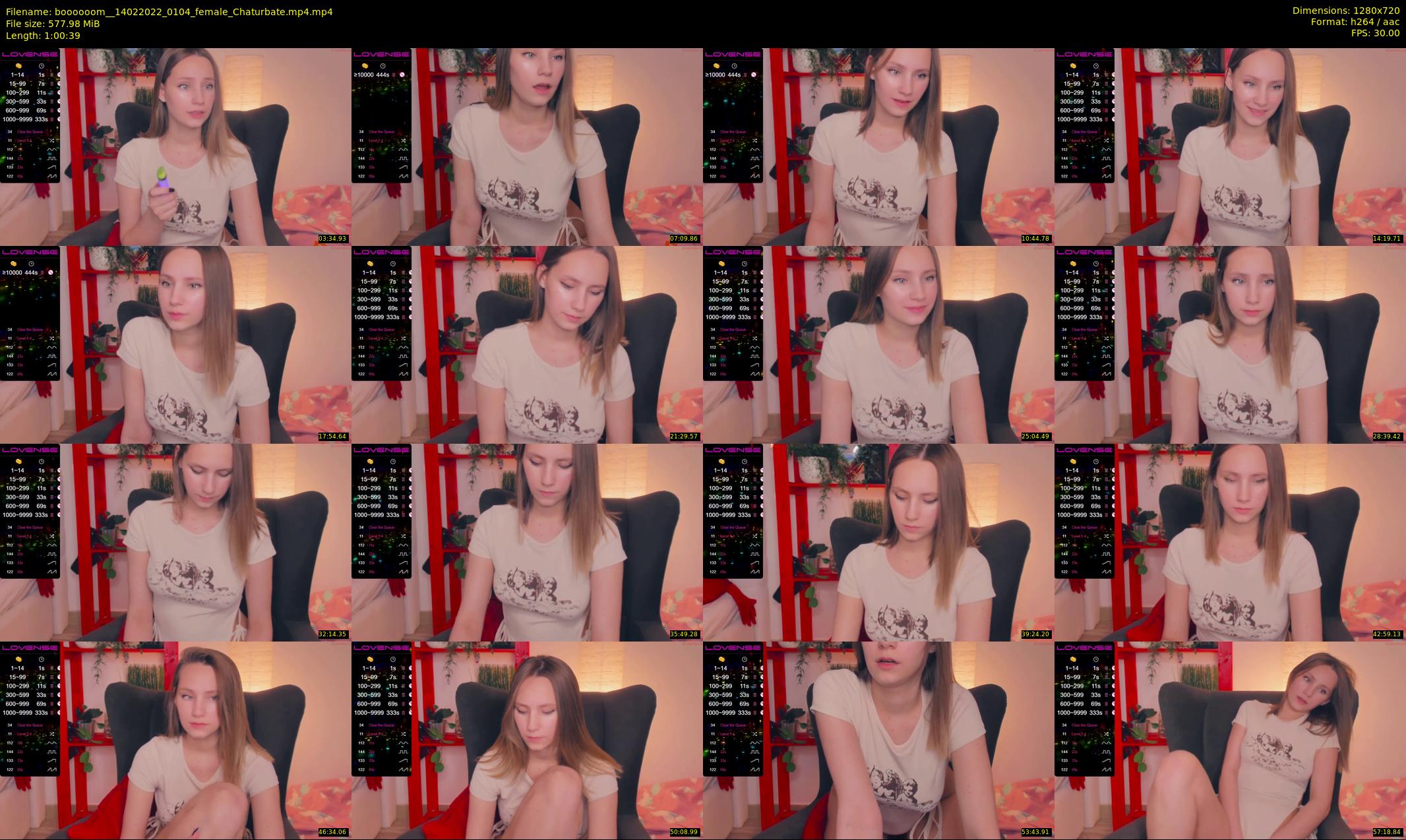 boooooom_ — 61 minute Chaturbate female cam show recording, 720p, Feb 14, 2022
