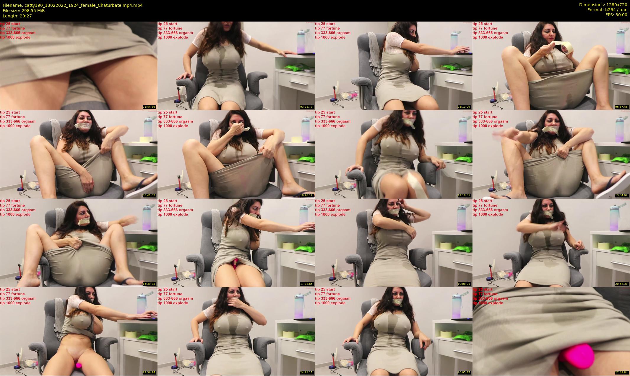catty190 — 30 minute Chaturbate female cam show recording, 720p, Feb 13, 2022
