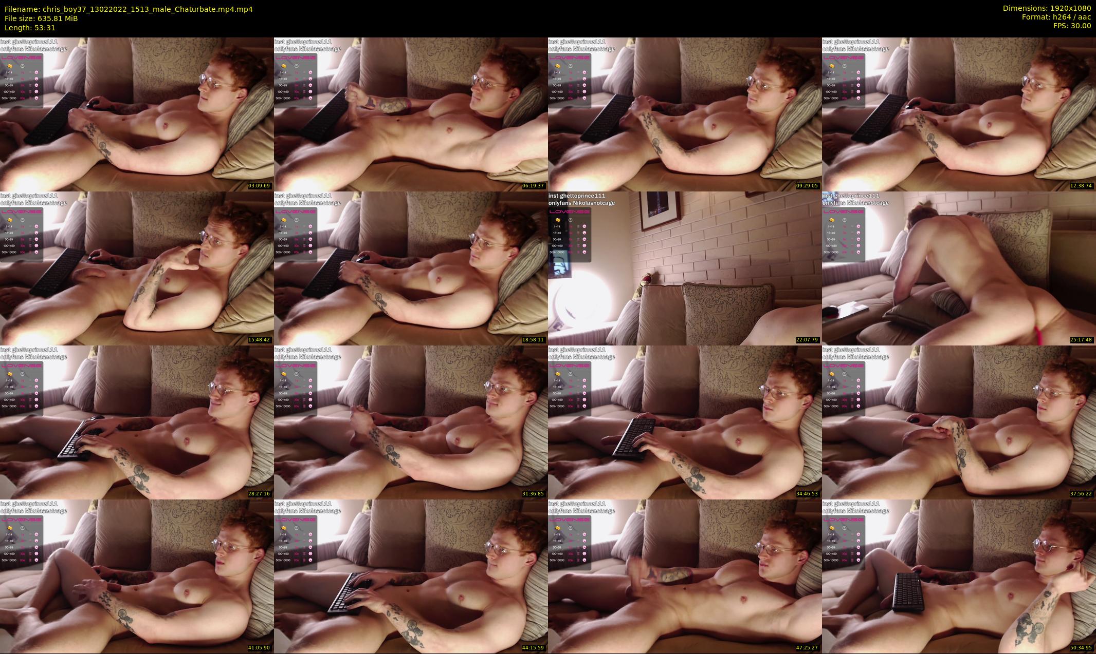 chris_boy37 — 54 minute Chaturbate male cam show recording, 1080p, Feb 13, 2022