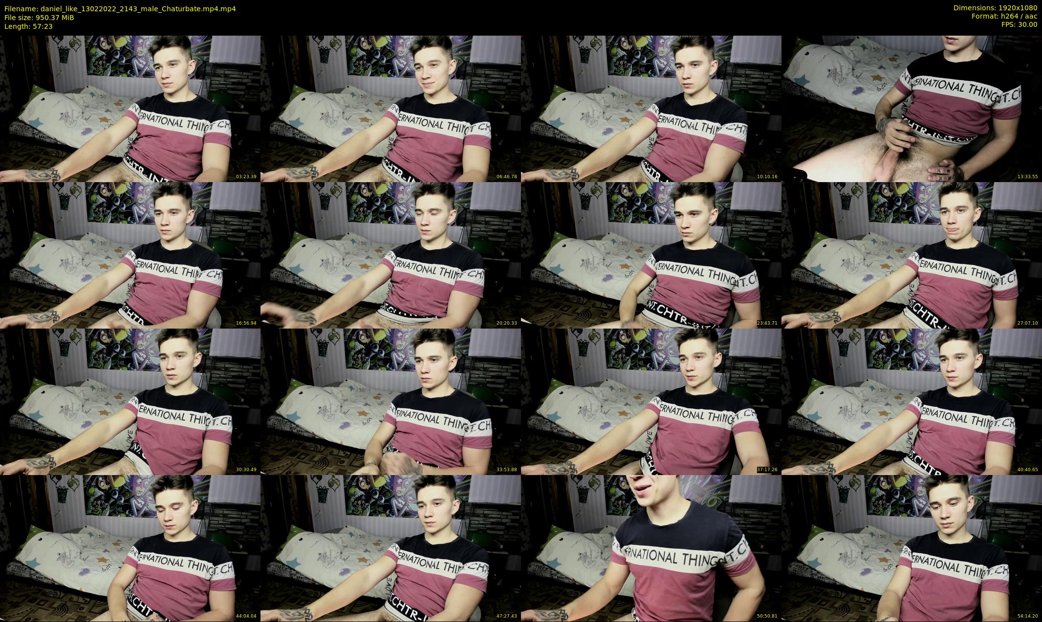 daniel_like — 58 minute Chaturbate male cam show recording, 1080p, Feb 13, 2022