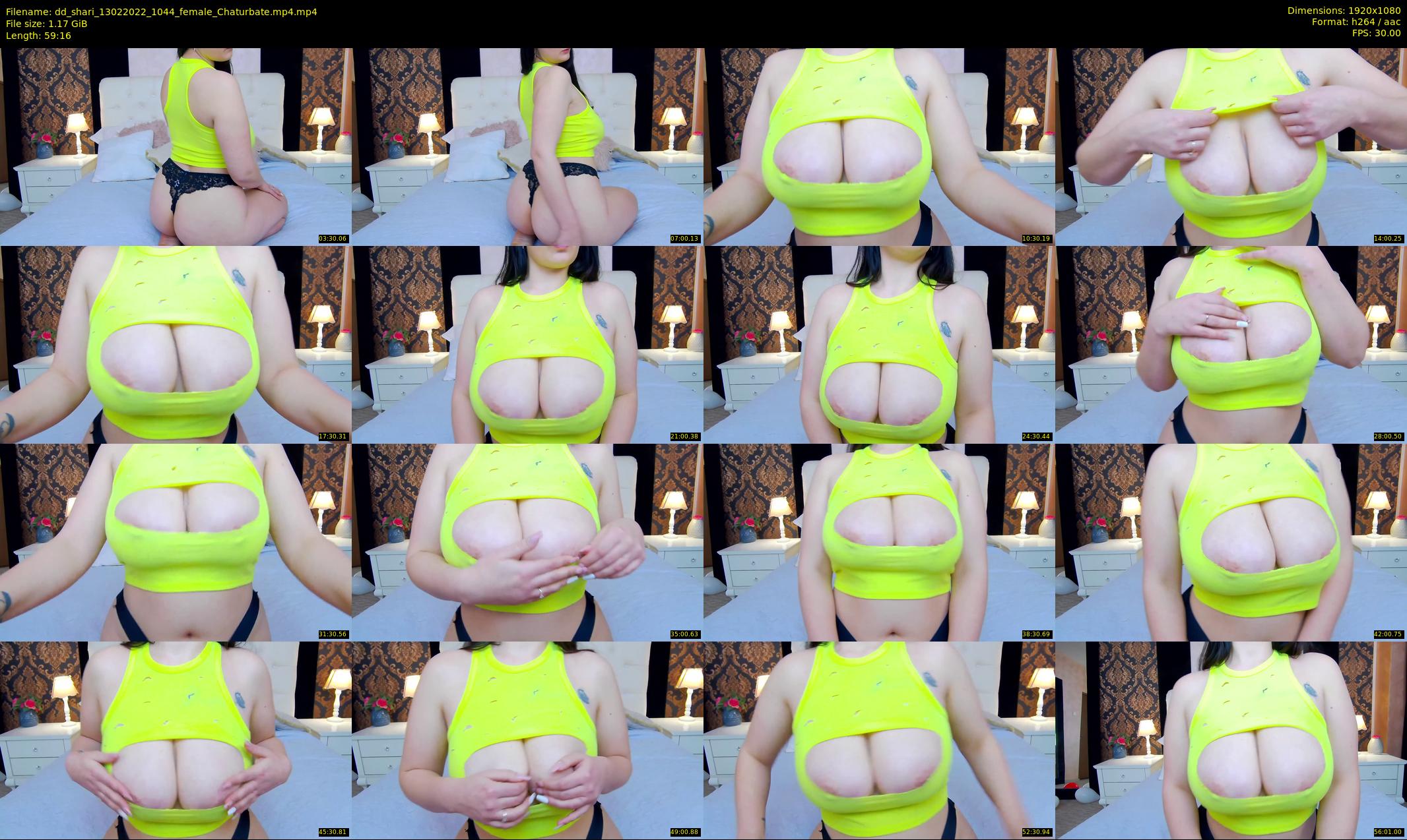 dd_shari — 60 minute Chaturbate female cam show recording, 1080p, Feb 13, 2022