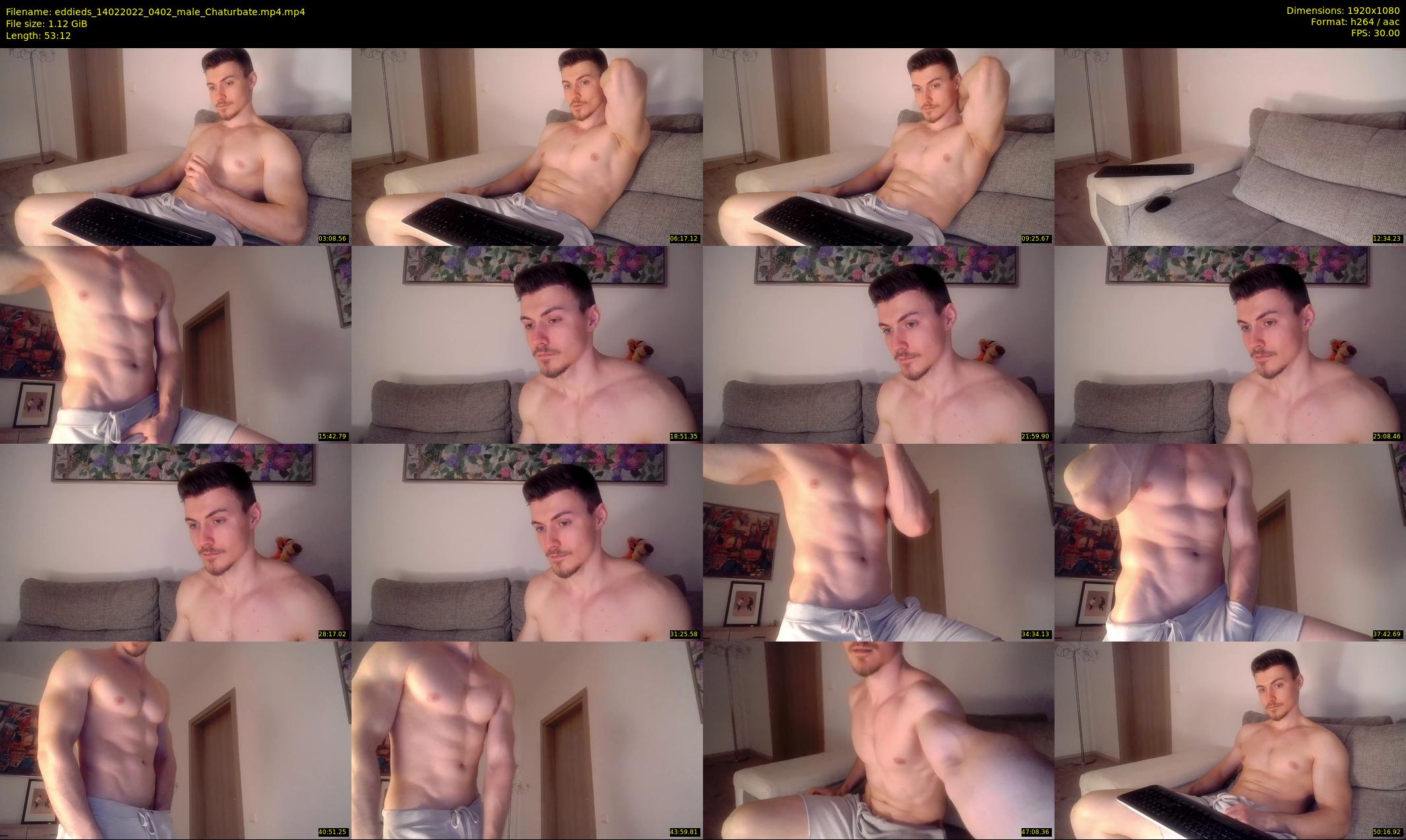 eddieds — 54 minute Chaturbate male cam show recording, 1080p, Feb 14, 2022
