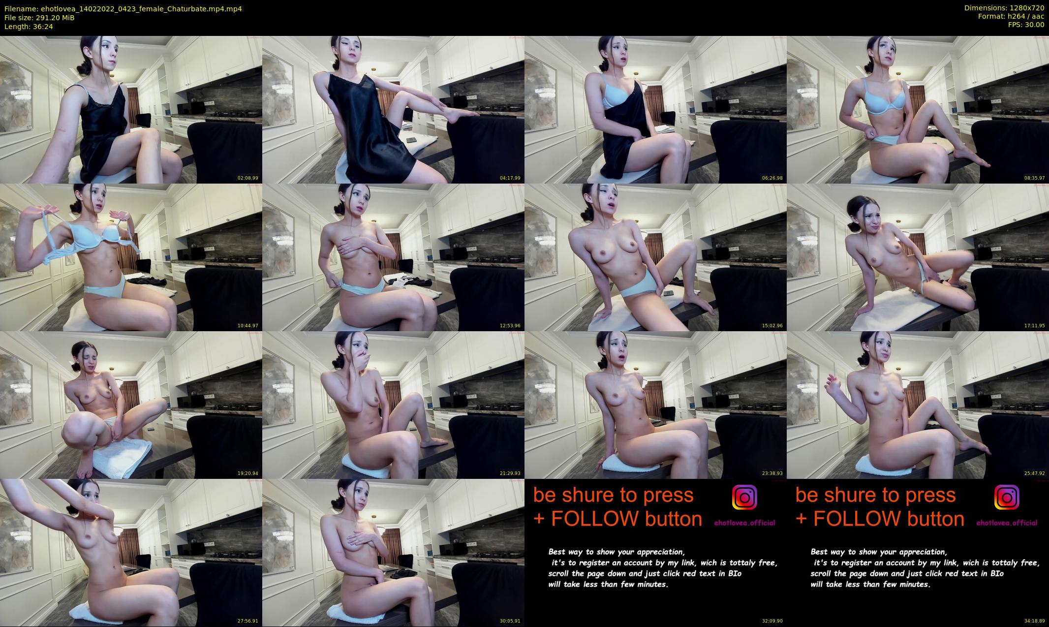 ehotlovea — 37 minute Chaturbate female cam show recording, 720p, Feb 14, 2022
