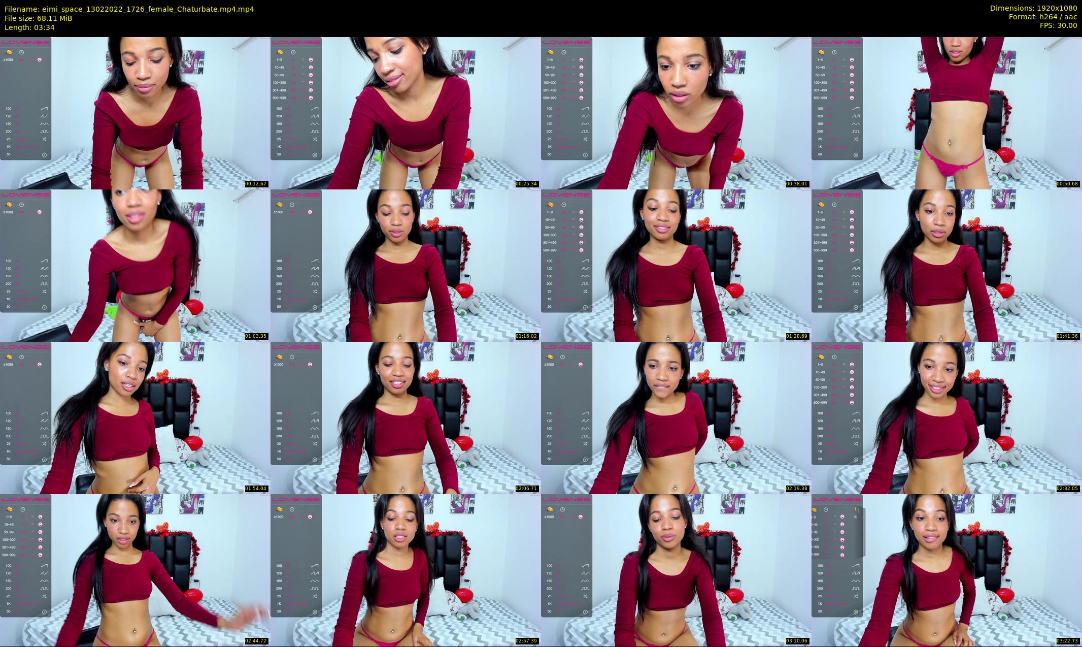 eimi_space — 4 minute Chaturbate female cam show recording, 1080p, Feb 13, 2022