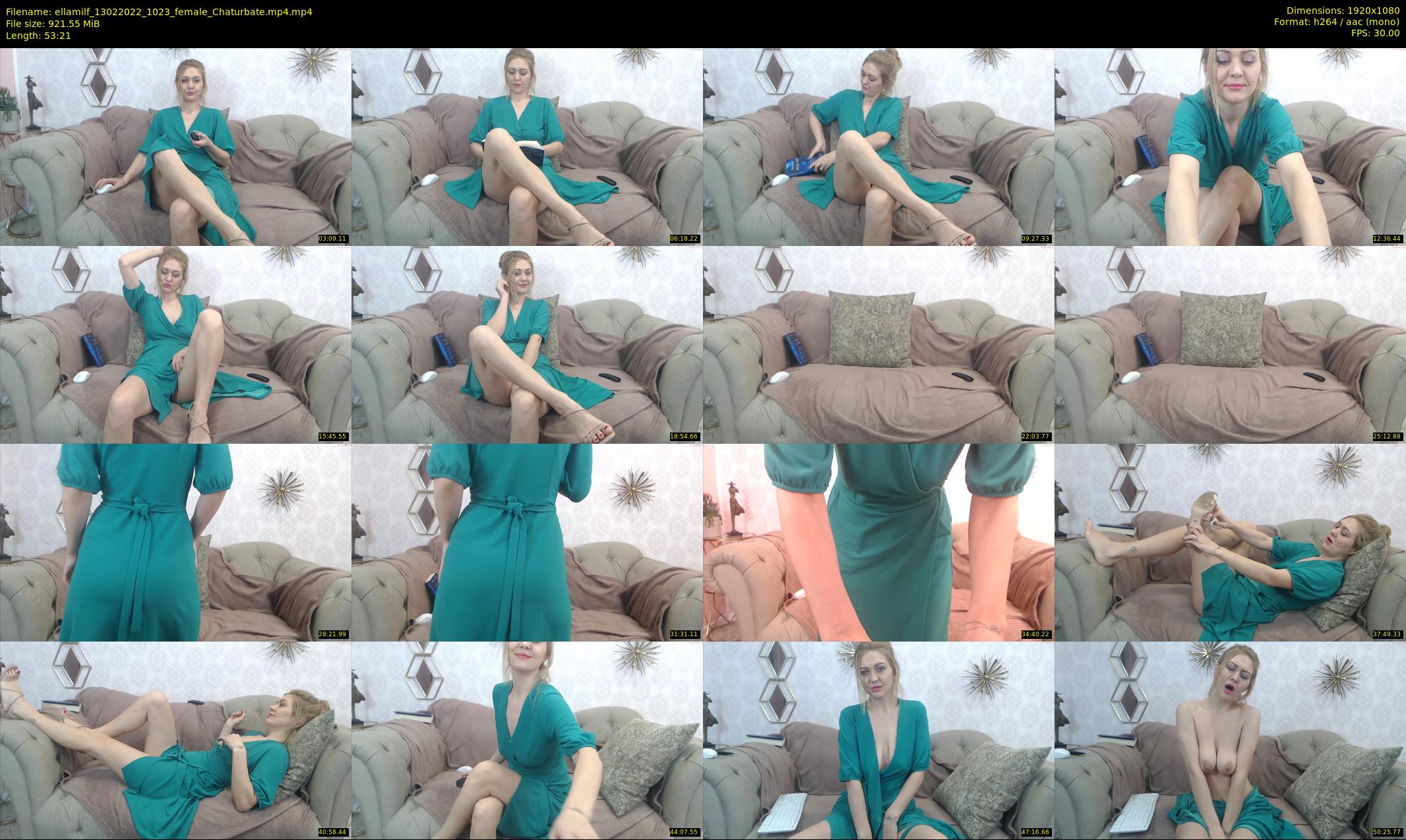 ellamilf — 54 minute Chaturbate female cam show recording, 1080p, Feb 13, 2022