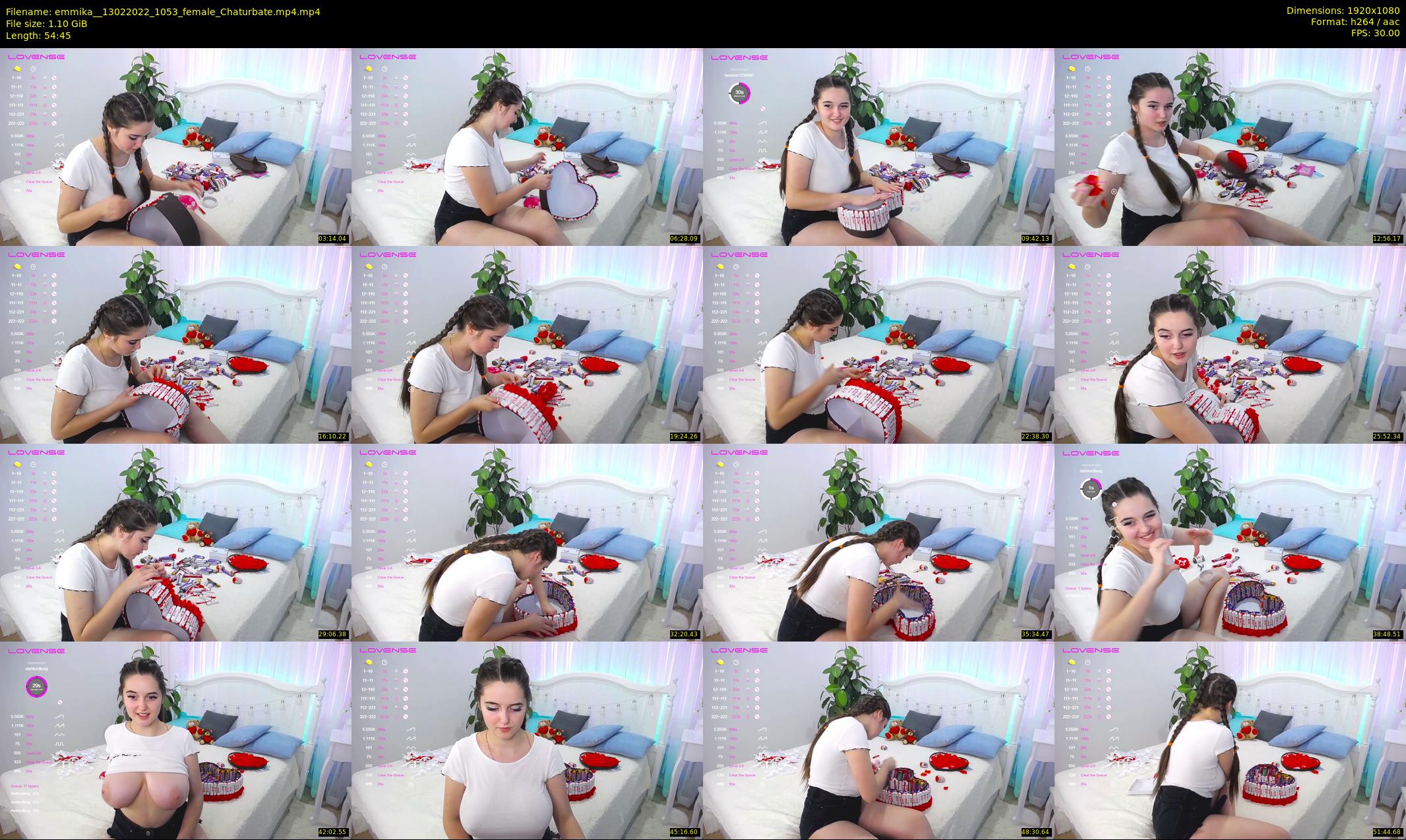 emmika_ — 55 minute Chaturbate female cam show recording, 1080p, Feb 13, 2022