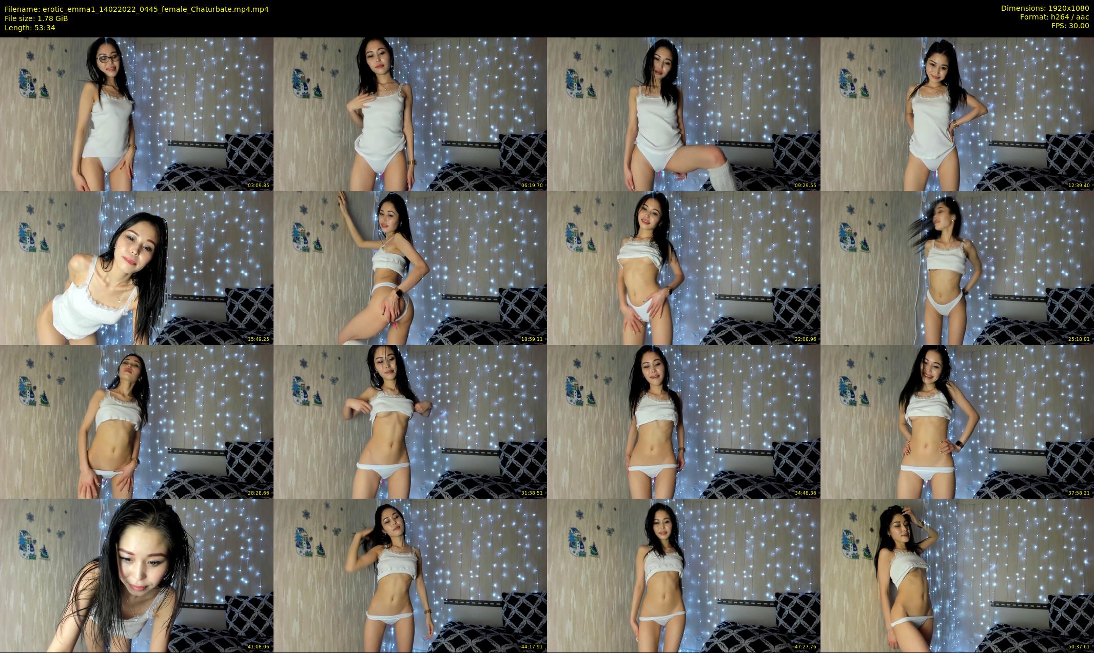 erotic_emma1 — 54 minute Chaturbate female cam show recording, 1080p, Feb 14, 2022