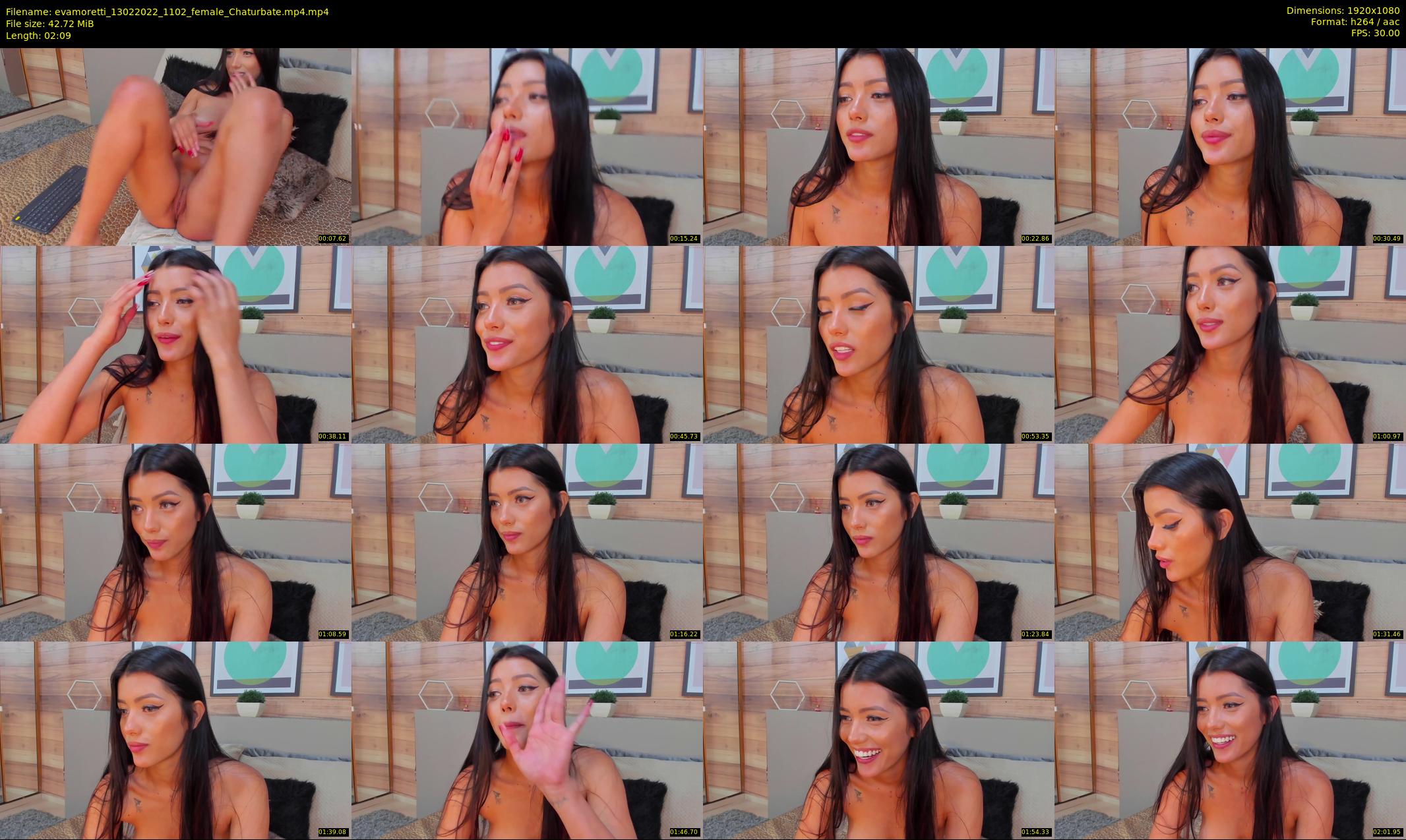 evamoretti — 3 minute Chaturbate female cam show recording, 1080p, Feb 13, 2022