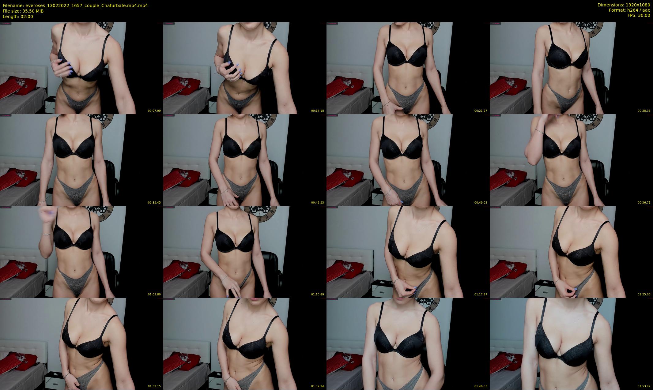 everoses — 2 minute Chaturbate couple cam show recording, 1080p, Feb 13, 2022