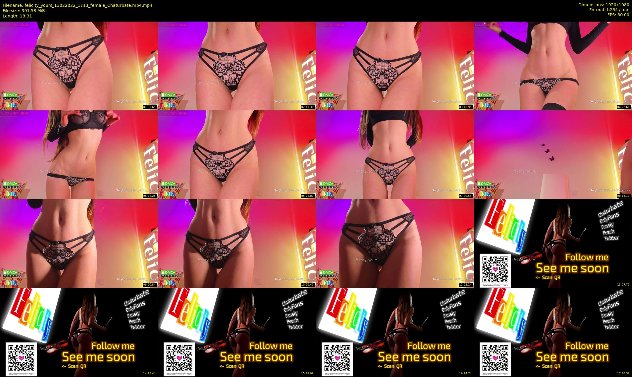 felicity_yours — 19 minute Chaturbate female cam show recording, 1080p, Feb 13, 2022