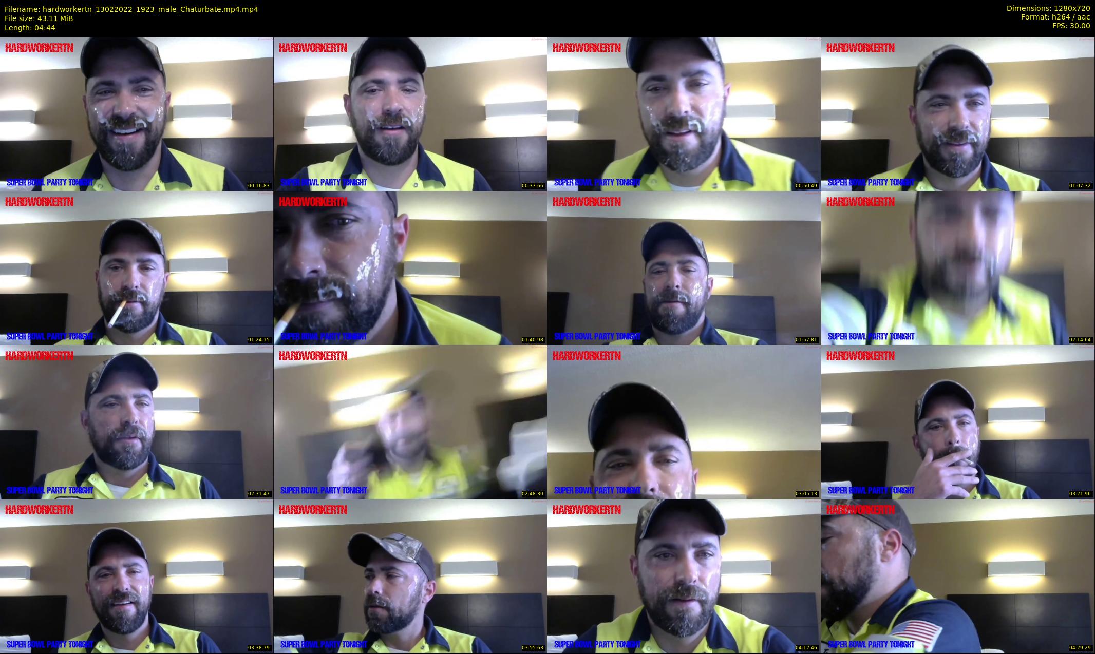 hardworkertn — 5 minute Chaturbate male cam show recording, 720p, Feb 13, 2022