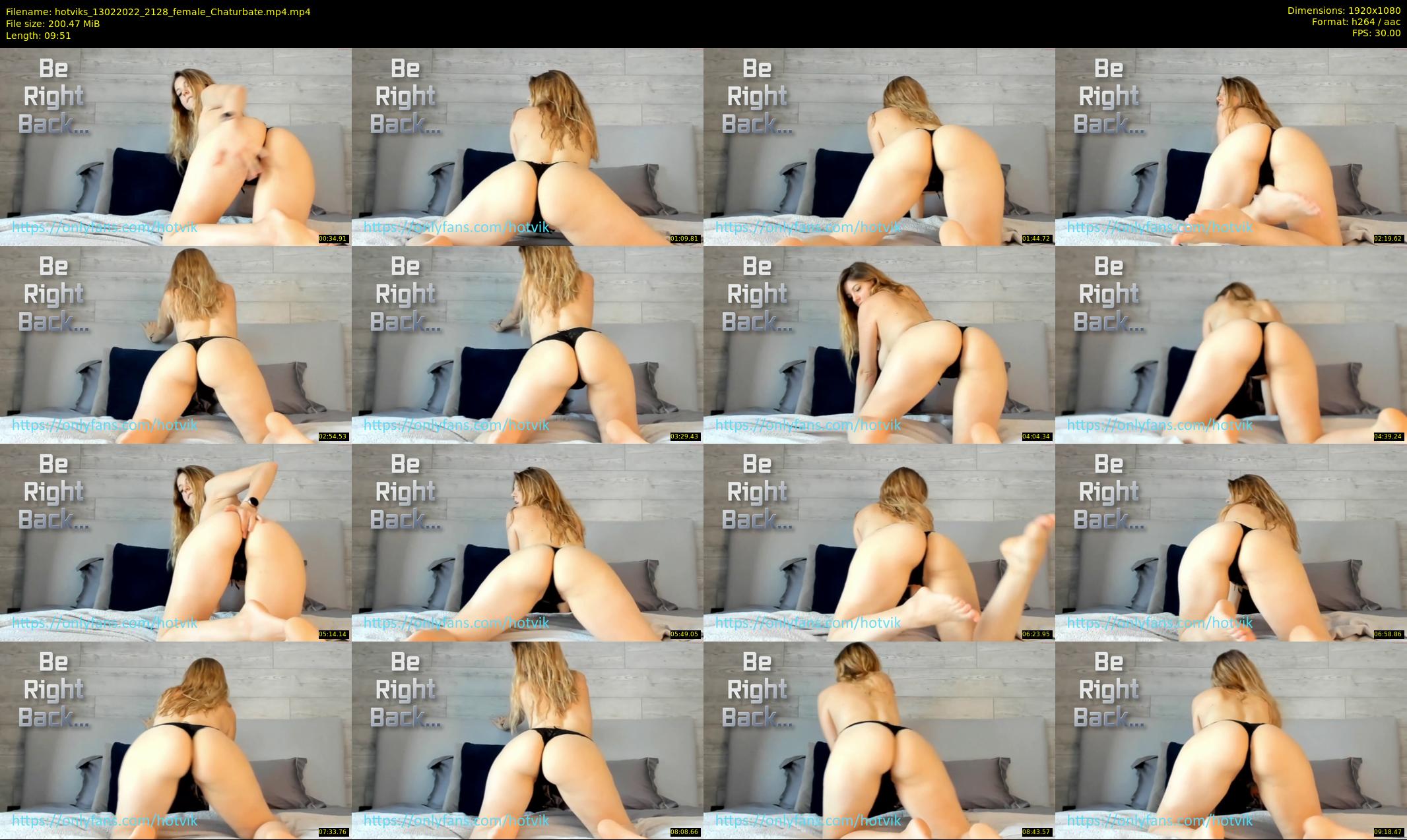 hotviks — 10 minute Chaturbate female cam show recording, 1080p, Feb 13, 2022