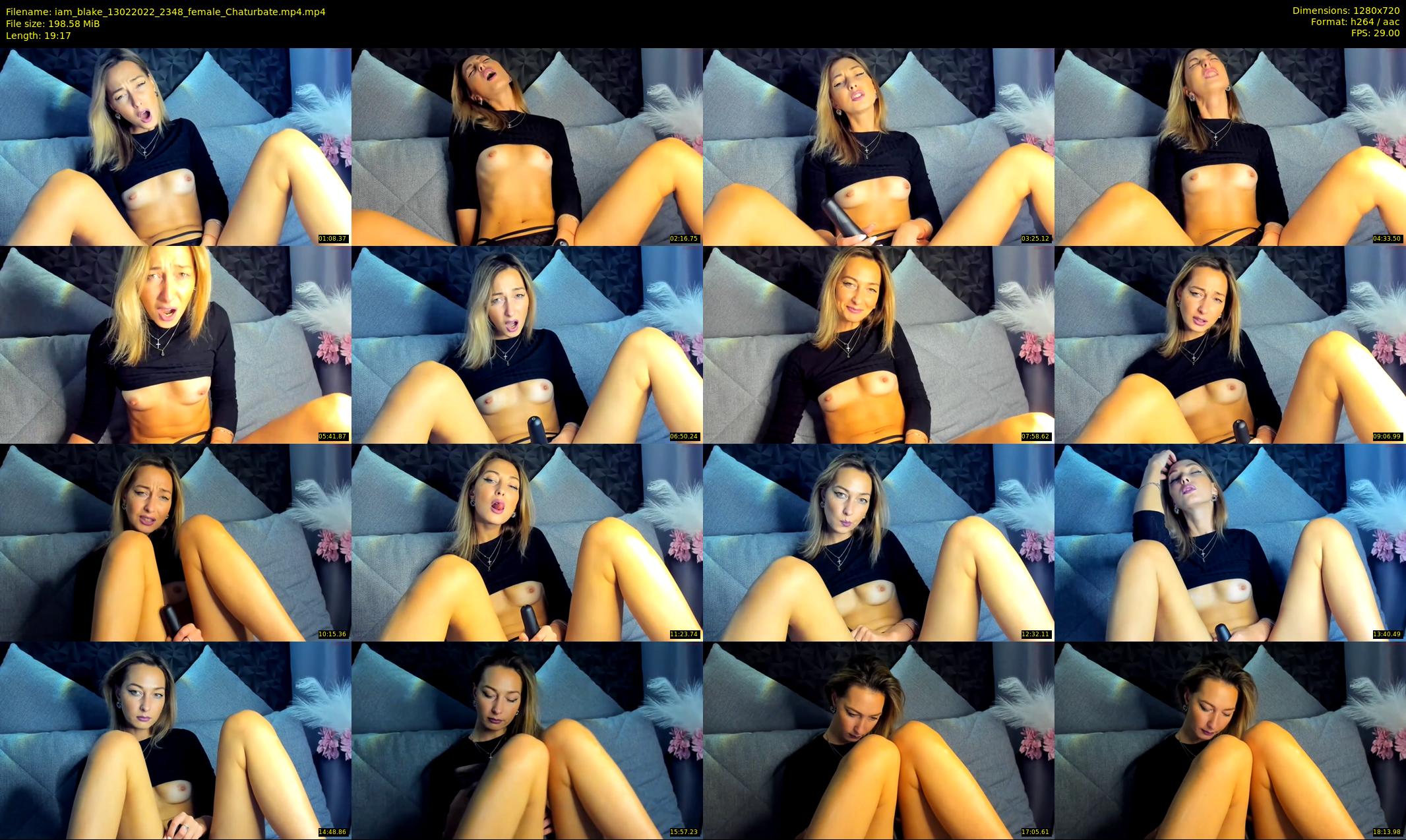 iam_blake — 20 minute Chaturbate female cam show recording, 720p, Feb 13, 2022