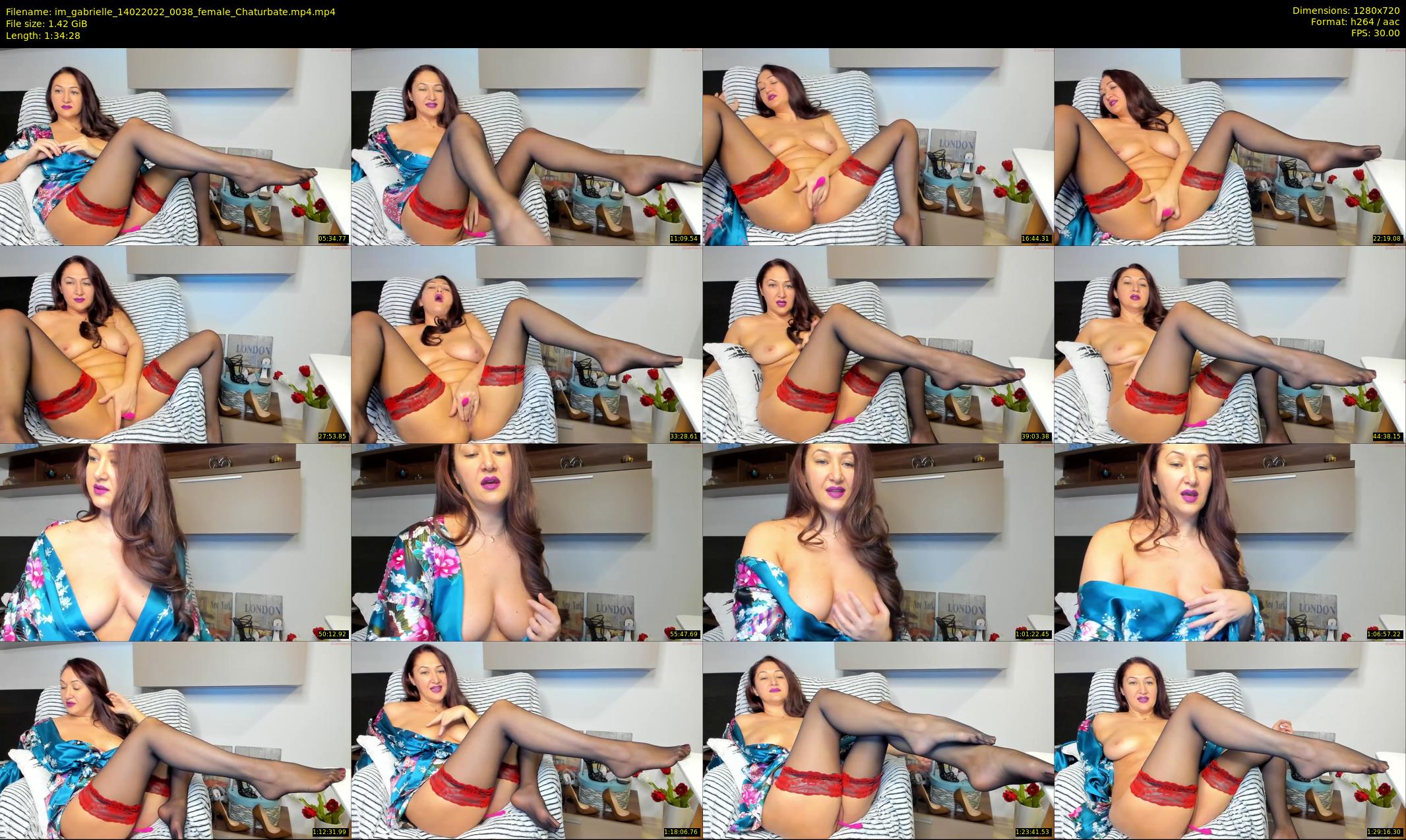 im_gabrielle — 95 minute Chaturbate female cam show recording, 720p, Feb 14, 2022