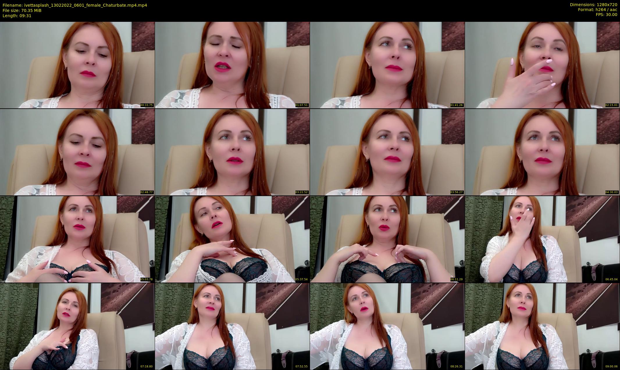 ivettasplash — 10 minute Chaturbate female cam show recording, 720p, Feb 13, 2022