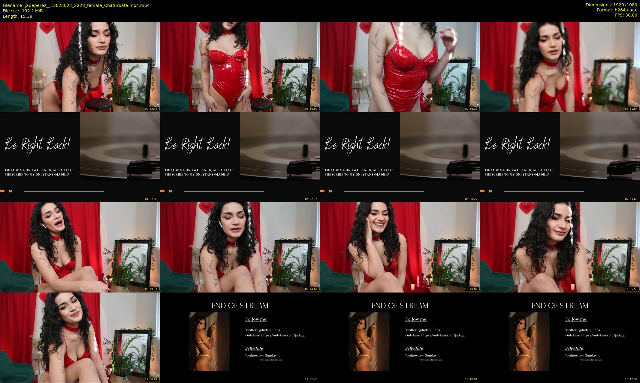 jadeperez_ — 16 minute Chaturbate female cam show recording, 1080p, Feb 13, 2022
