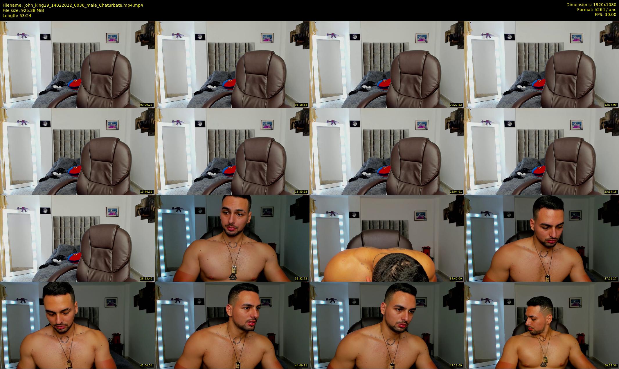 john_king29 — 54 minute Chaturbate male cam show recording, 1080p, Feb 14, 2022