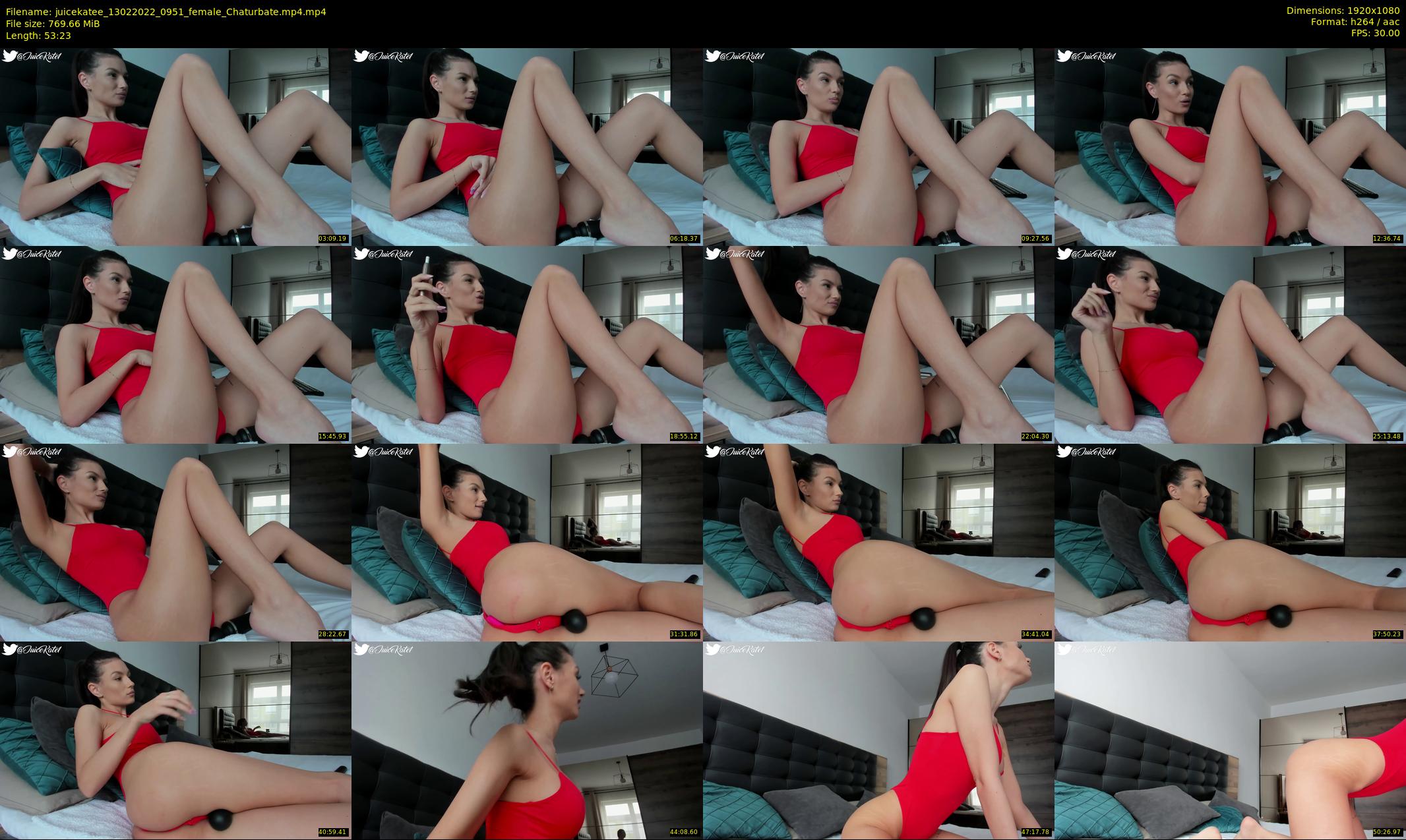 juicekatee — 54 minute Chaturbate female cam show recording, 1080p, Feb 13, 2022