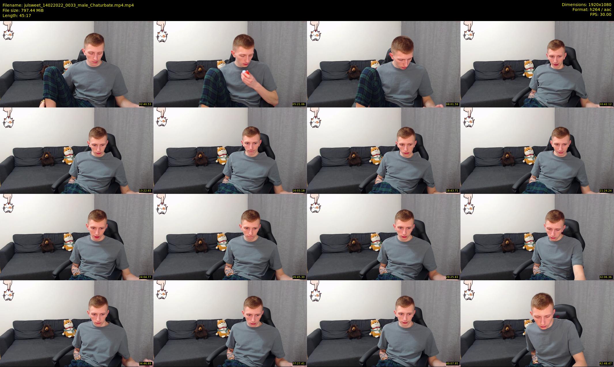 julsweet — 46 minute Chaturbate male cam show recording, 1080p, Feb 14, 2022