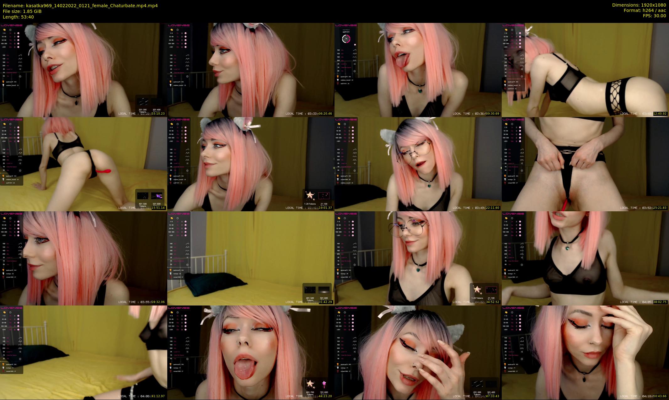 kasatka969 — 54 minute Chaturbate female cam show recording, 1080p, Feb 14, 2022