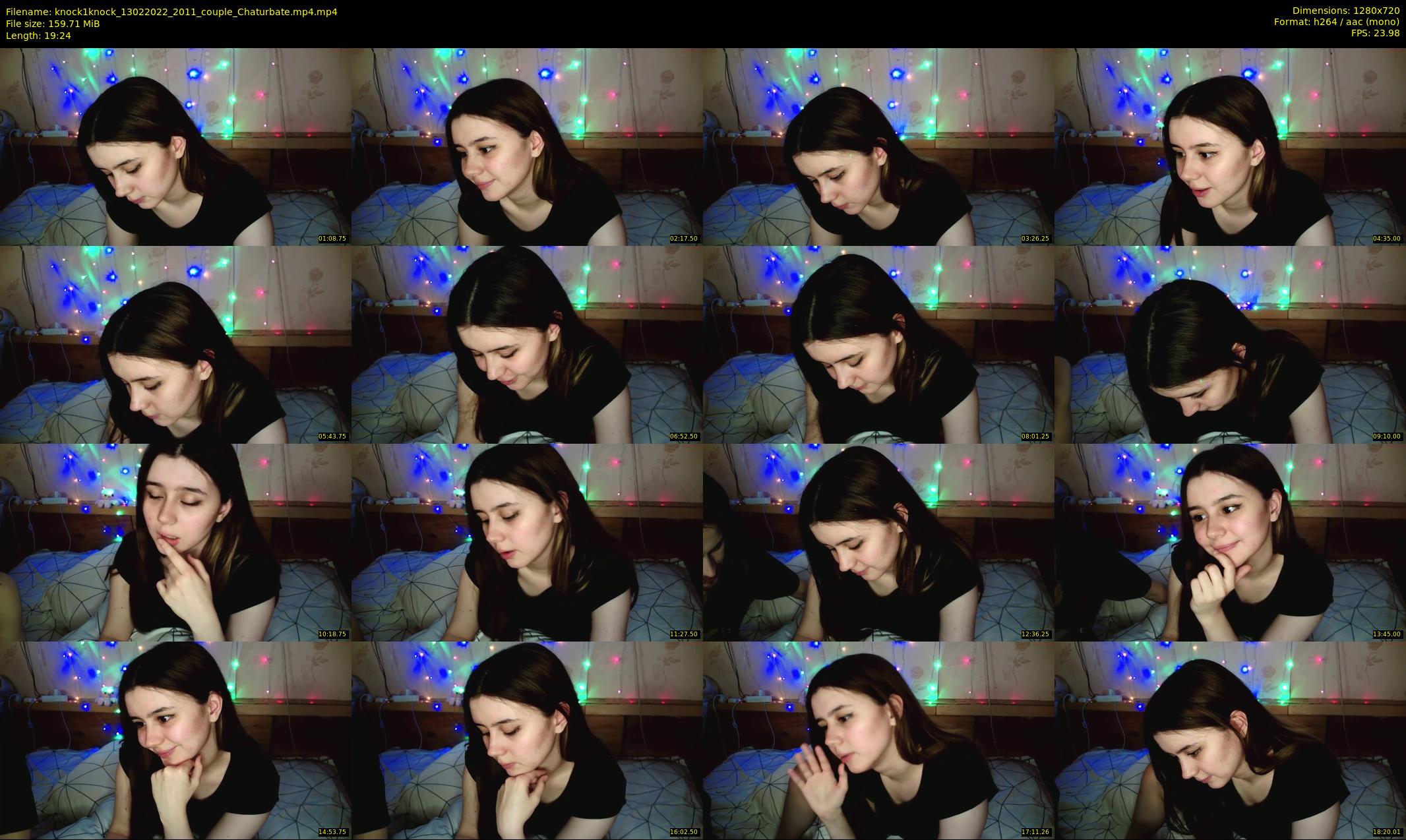 knock1knock — 20 minute Chaturbate couple cam show recording, 720p, Feb 13, 2022