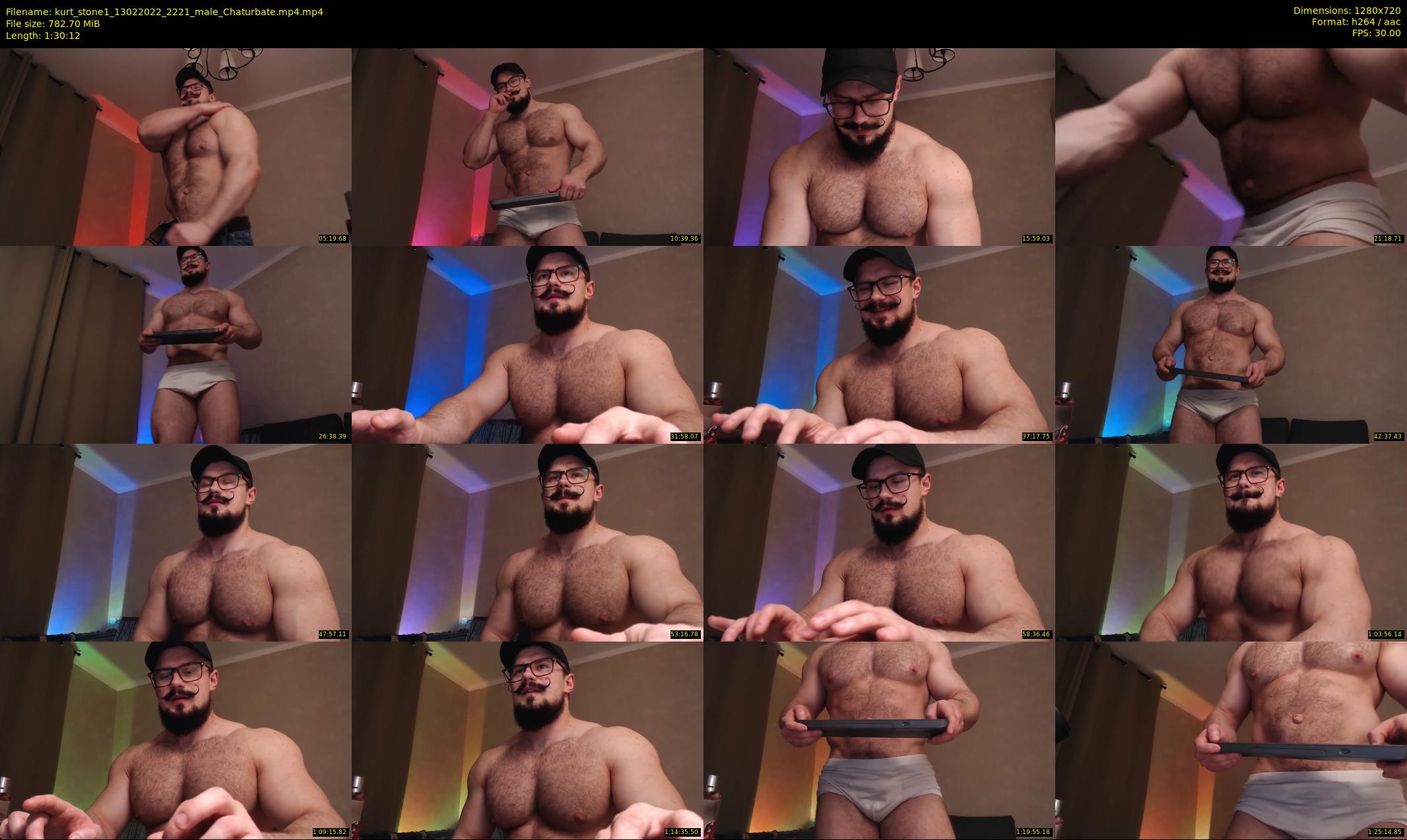 kurt_stone1 — 91 minute Chaturbate male cam show recording, 720p, Feb 13, 2022