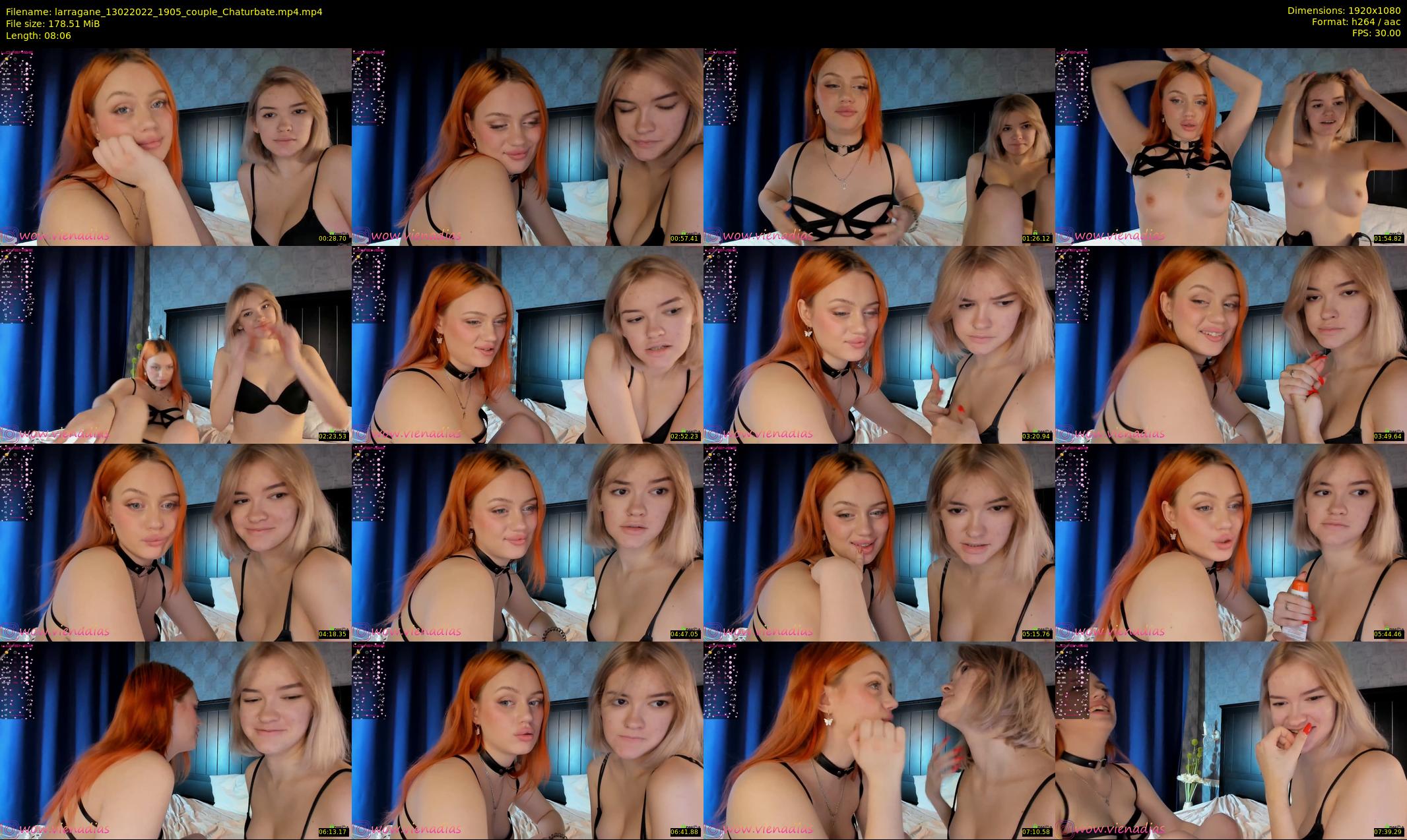 larragane — 9 minute Chaturbate couple cam show recording, 1080p, Feb 13, 2022