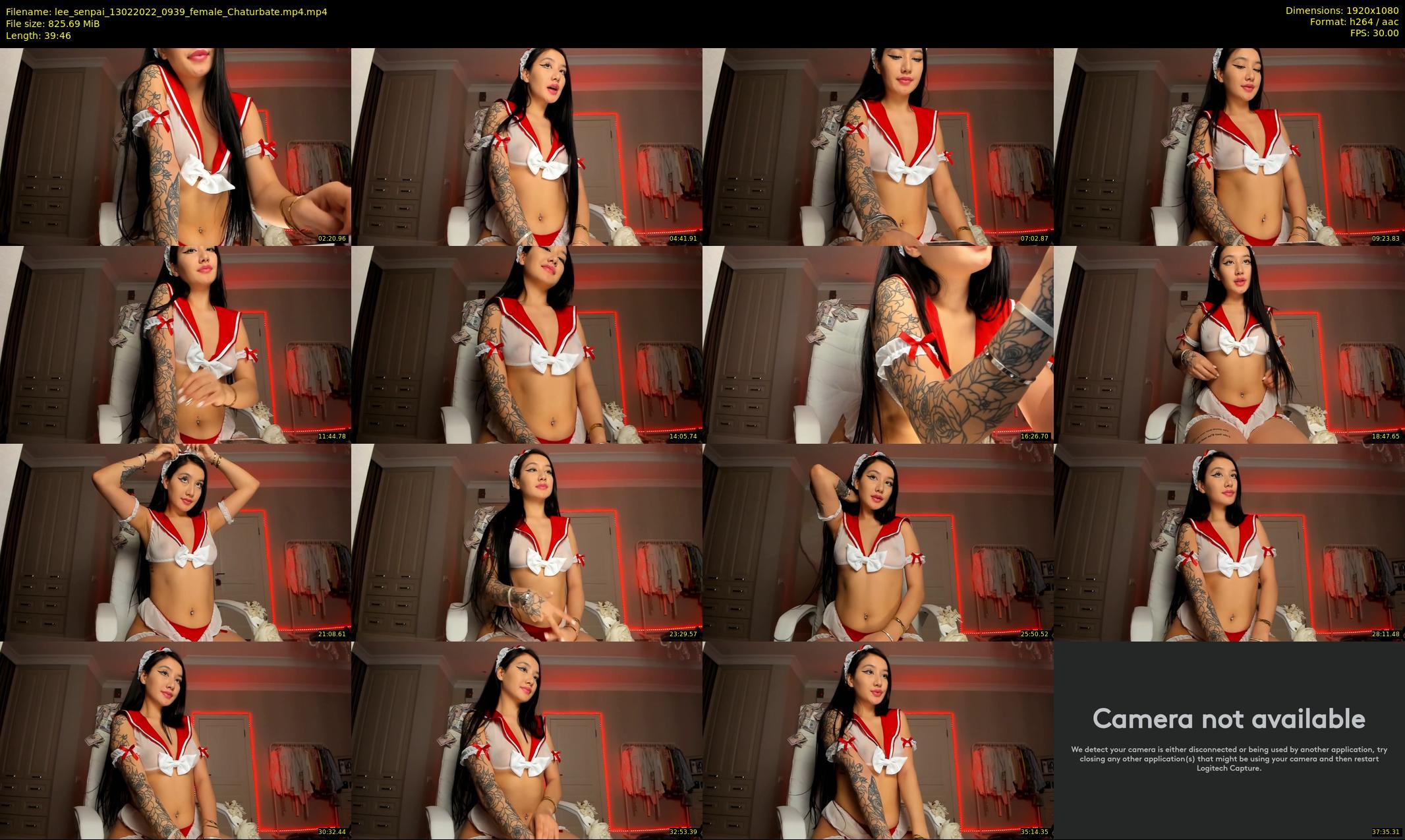 lee_senpai — 40 minute Chaturbate female cam show recording, 1080p, Feb 13, 2022
