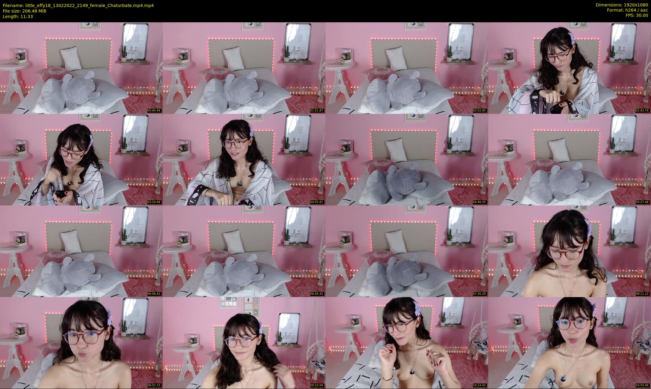 little_effy18 — 12 minute Chaturbate female cam show recording, 1080p, Feb 13, 2022