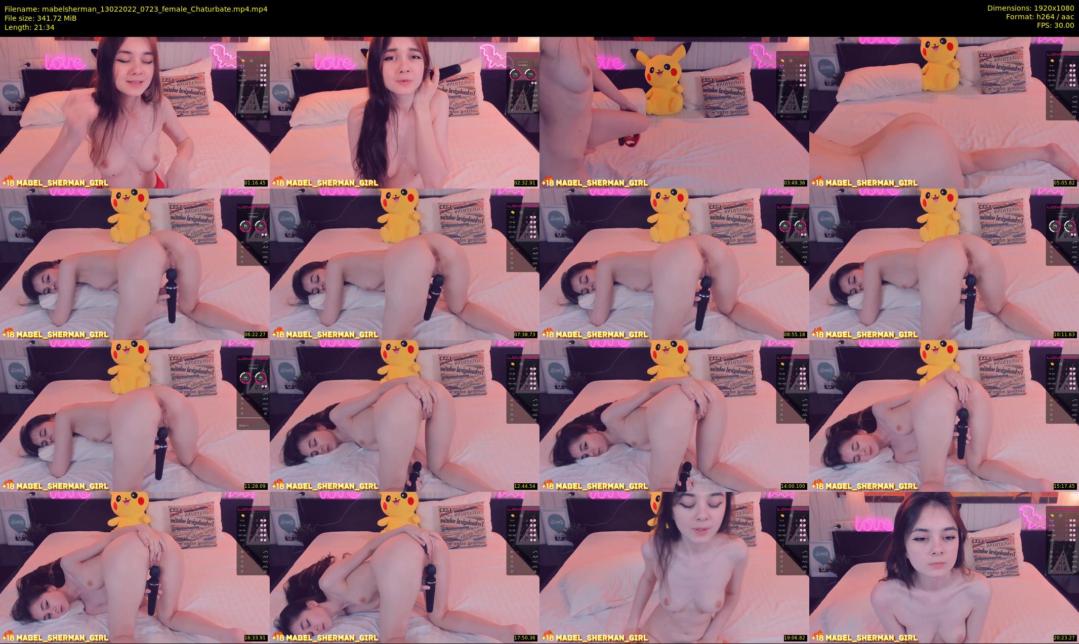 mabelsherman — 22 minute Chaturbate couple cam show recording, 1080p, Feb 13, 2022