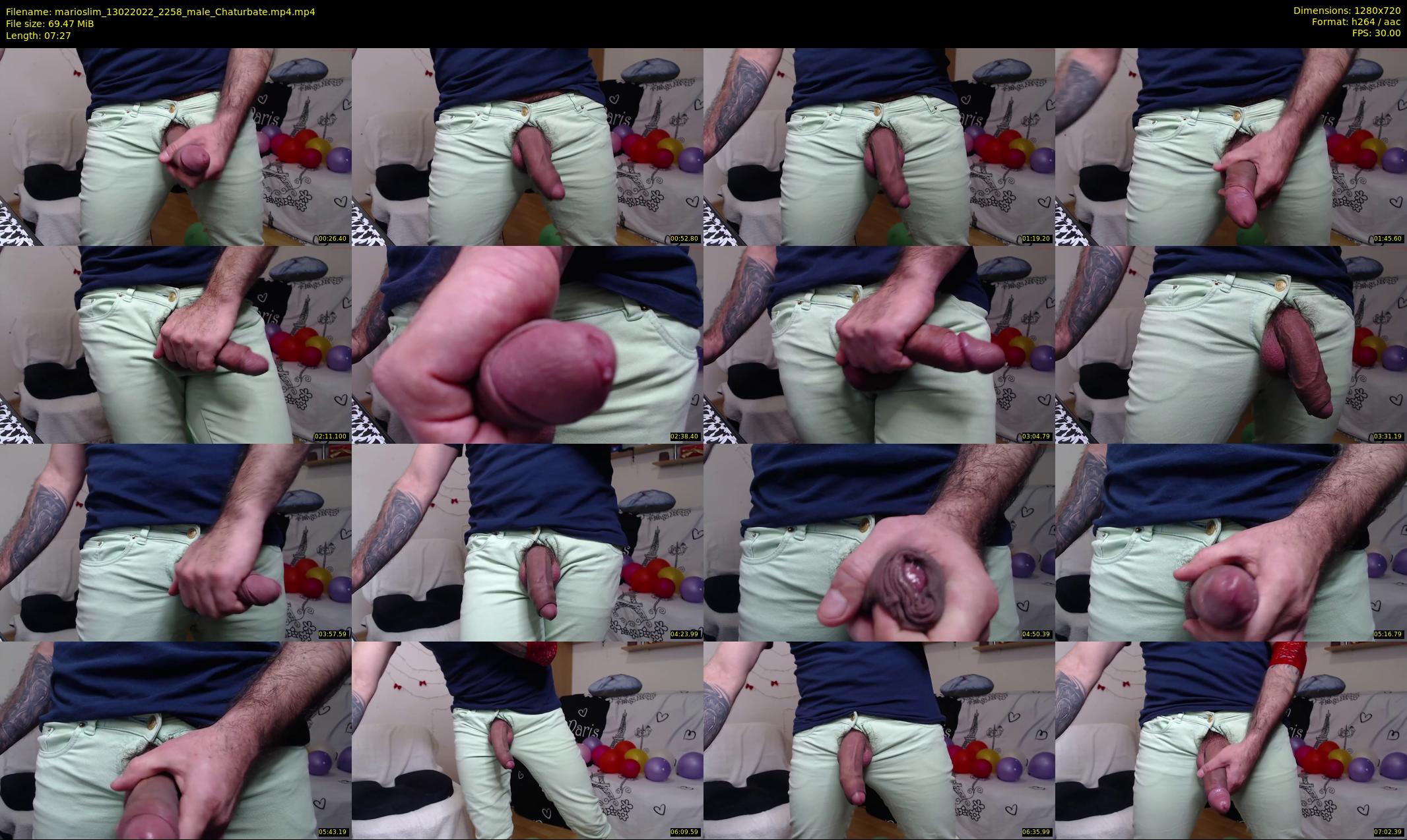 marioslim — 8 minute Chaturbate male cam show recording, 720p, Feb 13, 2022