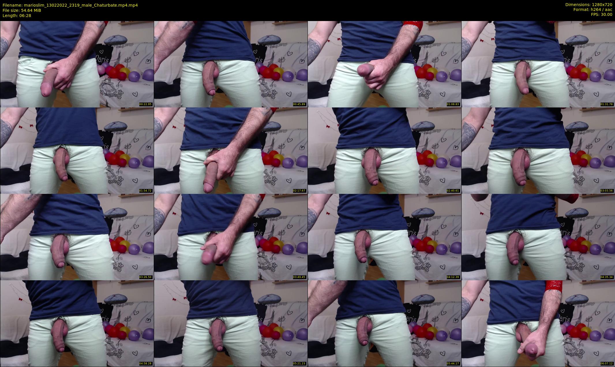marioslim — 7 minute Chaturbate male cam show recording, 720p, Feb 13, 2022