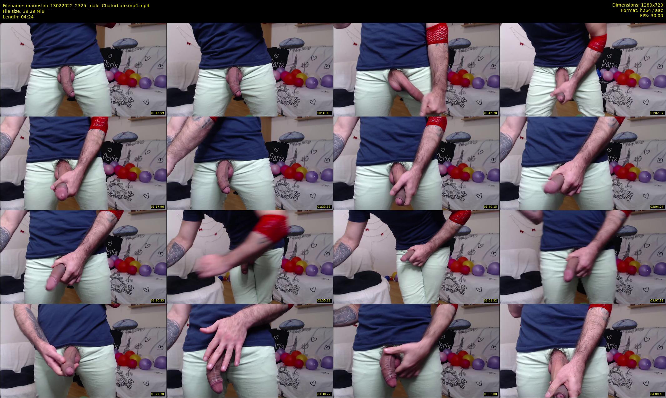 marioslim — 5 minute Chaturbate male cam show recording, 720p, Feb 13, 2022
