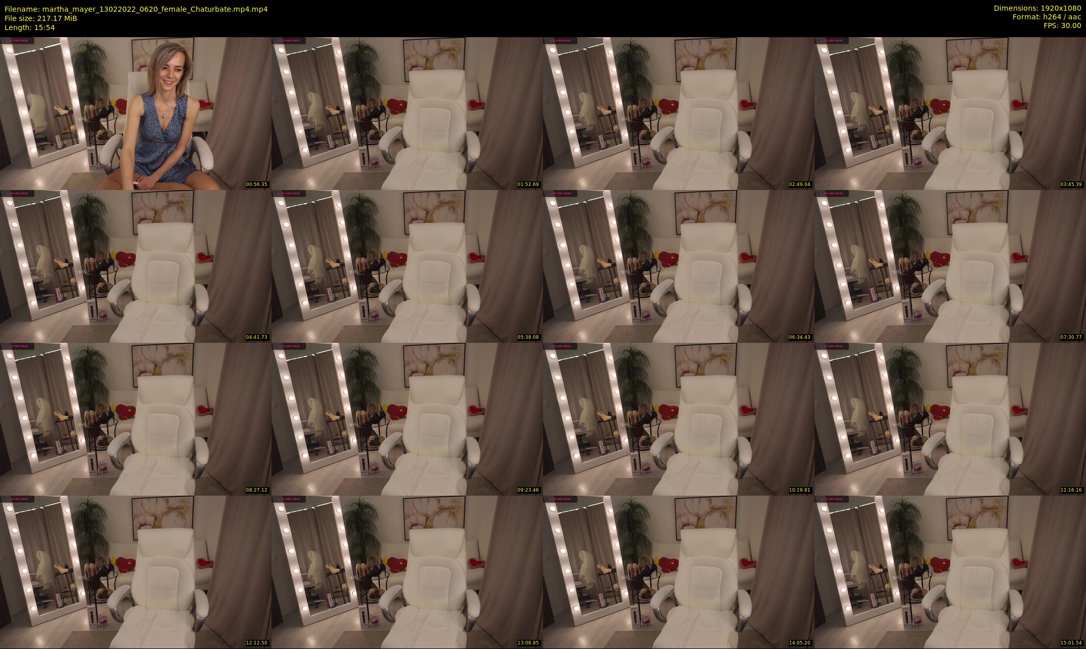 martha_mayer — 16 minute Chaturbate female cam show recording, 1080p, Feb 13, 2022