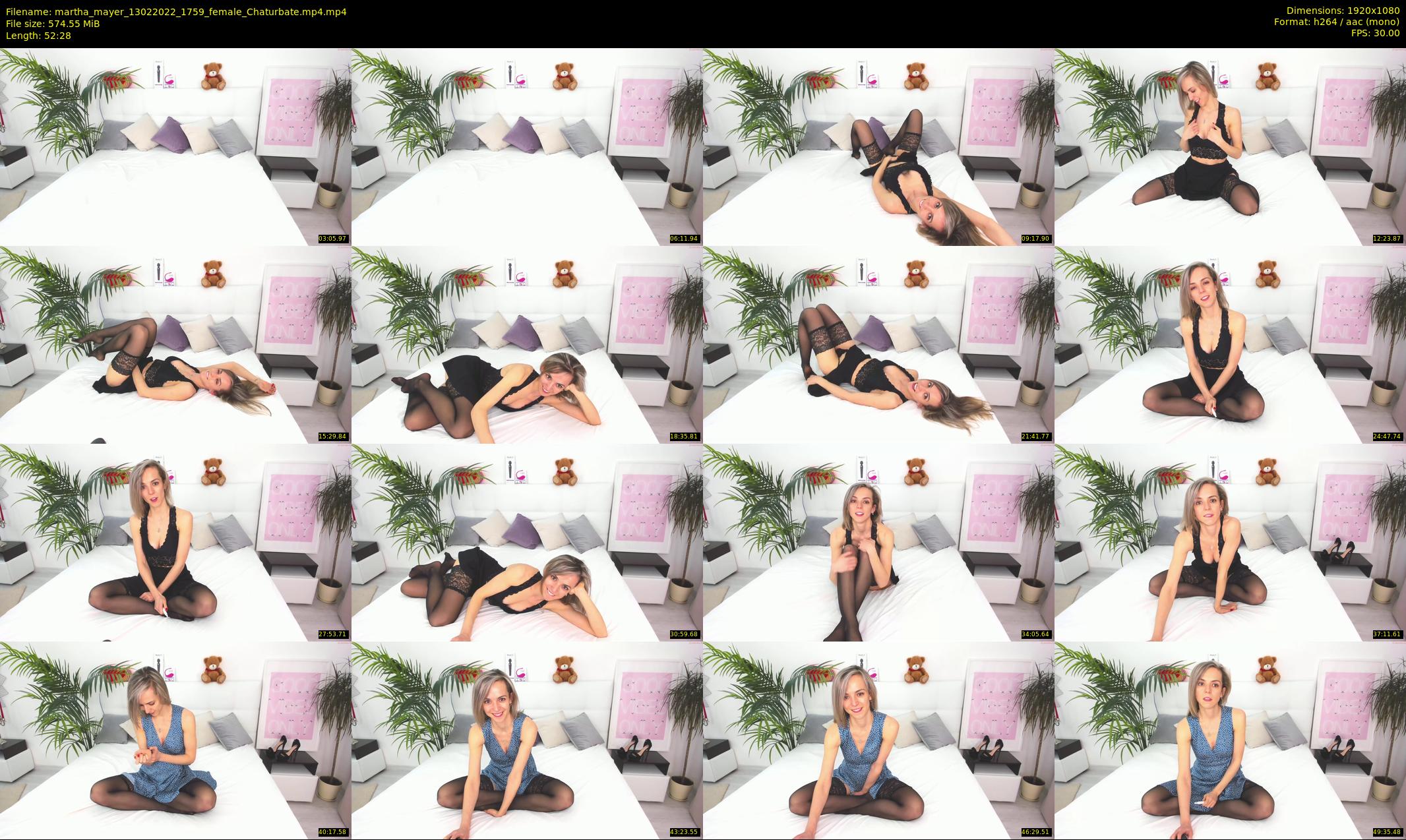 martha_mayer — 53 minute Chaturbate female cam show recording, 1080p, Feb 13, 2022