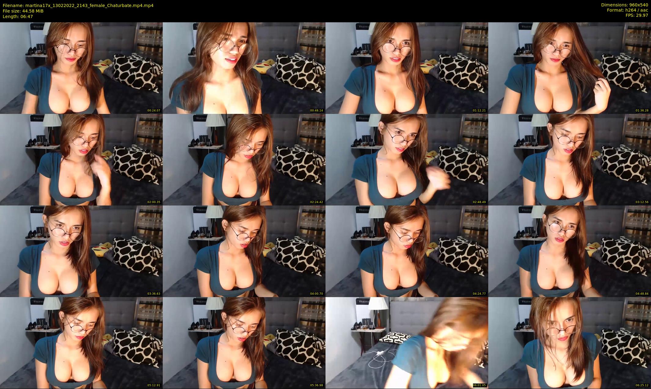 martina17x — 7 minute Chaturbate female cam show recording, 480p, Feb 13, 2022