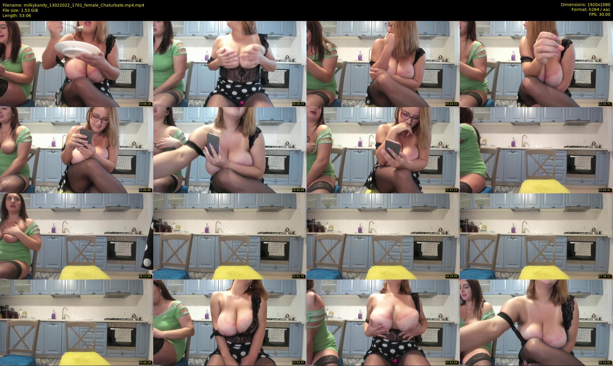 milkykandy — 54 minute Chaturbate female cam show recording, 1080p, Feb 13, 2022