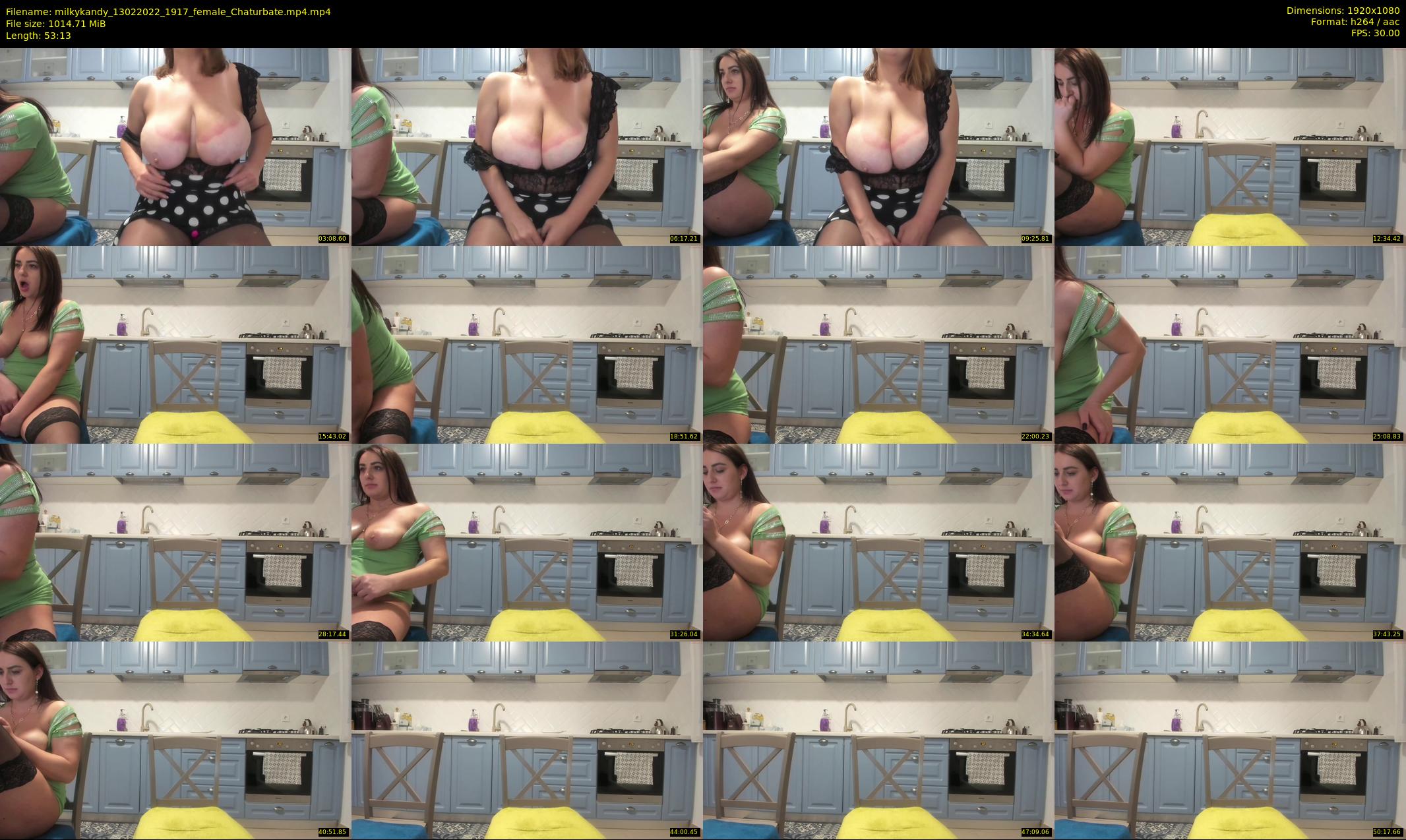 milkykandy — 54 minute Chaturbate female cam show recording, 1080p, Feb 13, 2022