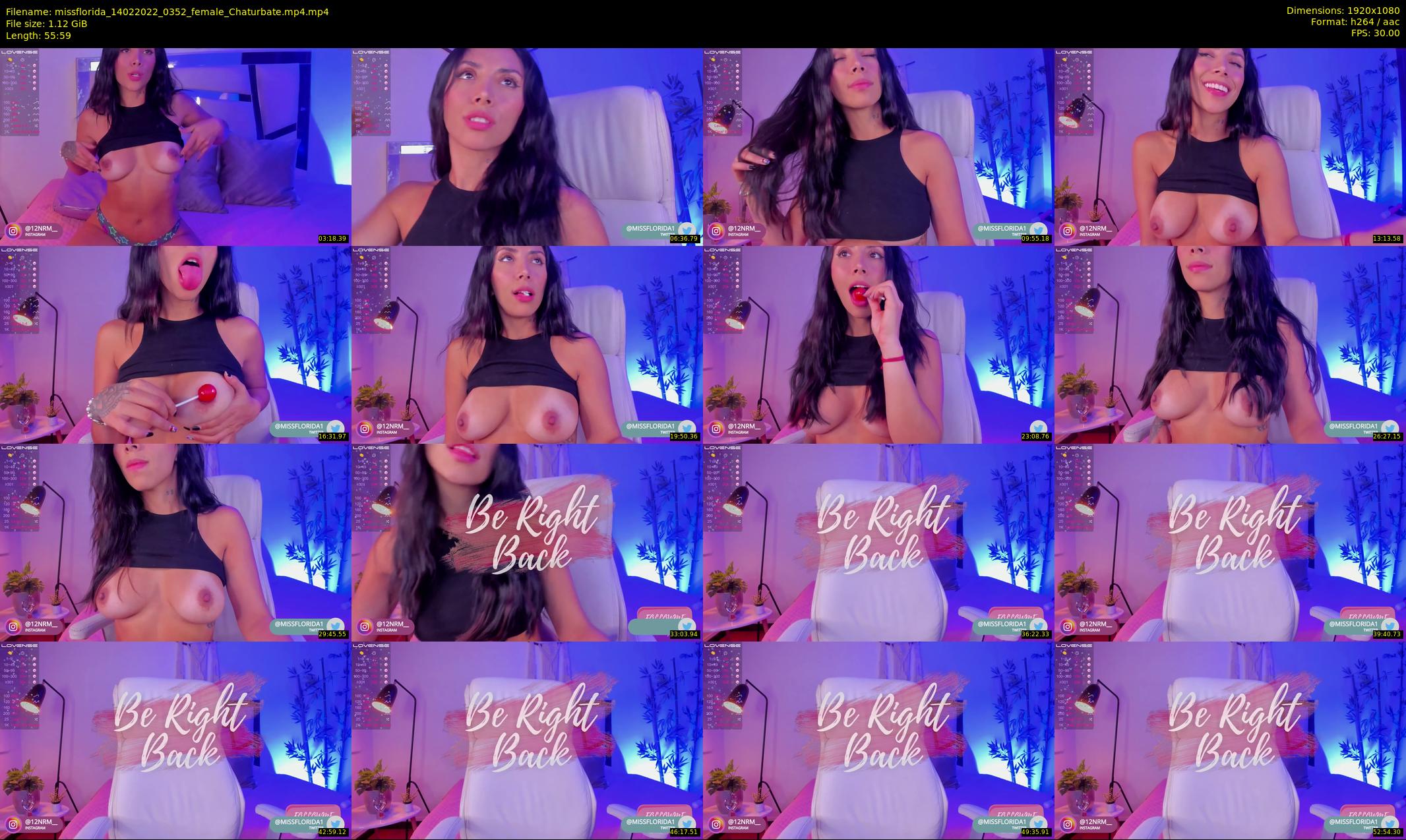 missflorida — 56 minute Chaturbate female cam show recording, 1080p, Feb 14, 2022