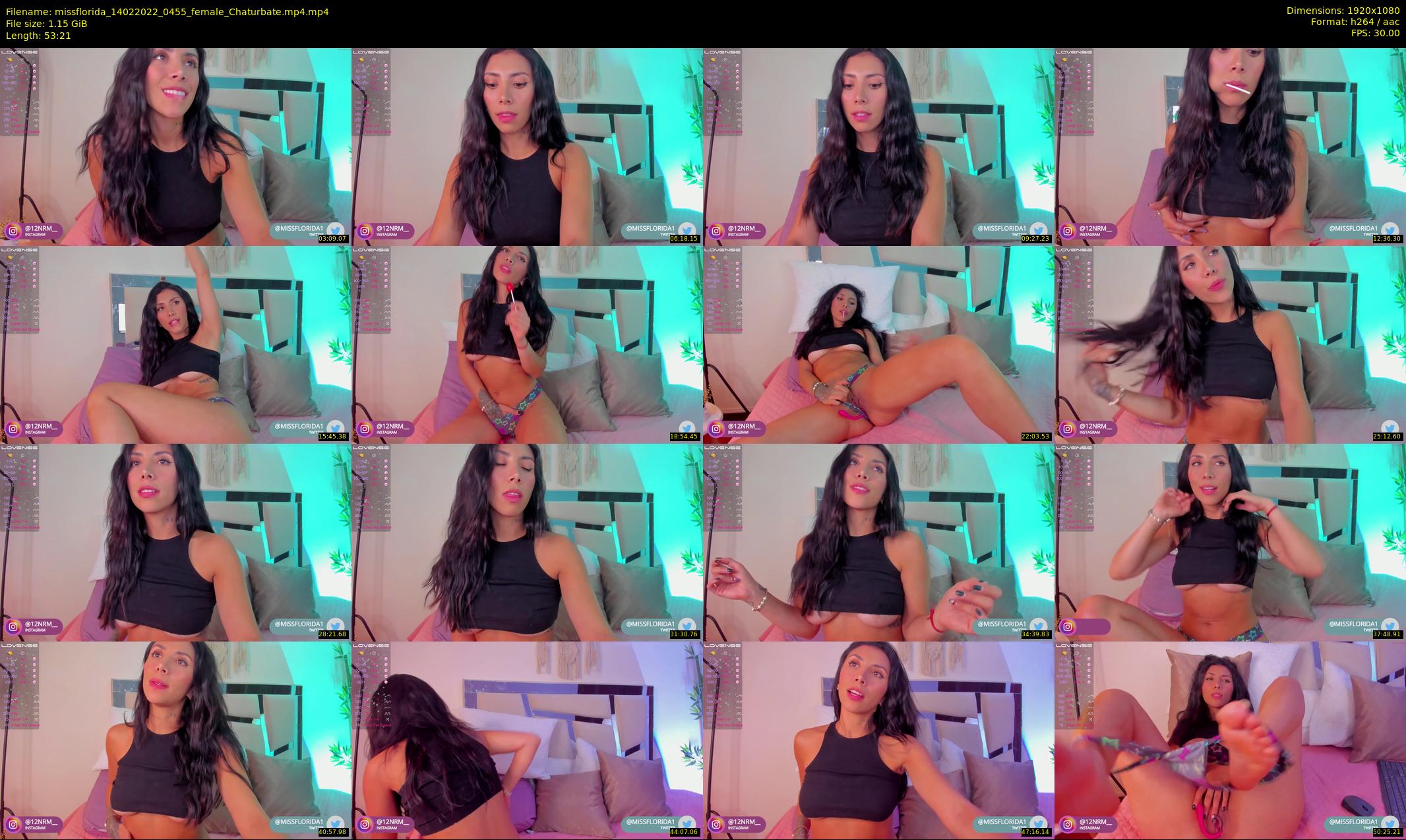 missflorida — 54 minute Chaturbate female cam show recording, 1080p, Feb 14, 2022