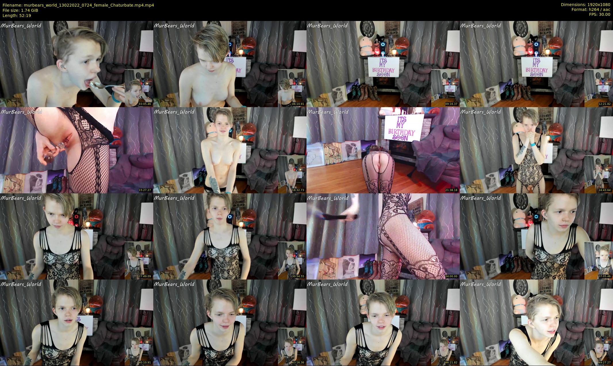 murbears_world — 53 minute Chaturbate female cam show recording, 1080p, Feb 13, 2022