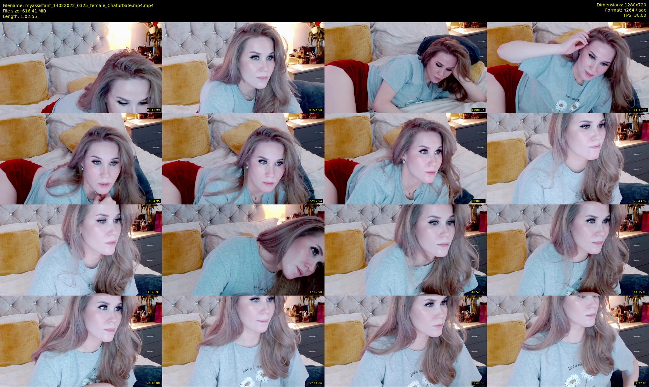 myassistant — 63 minute Chaturbate female cam show recording, 720p, Feb 14, 2022