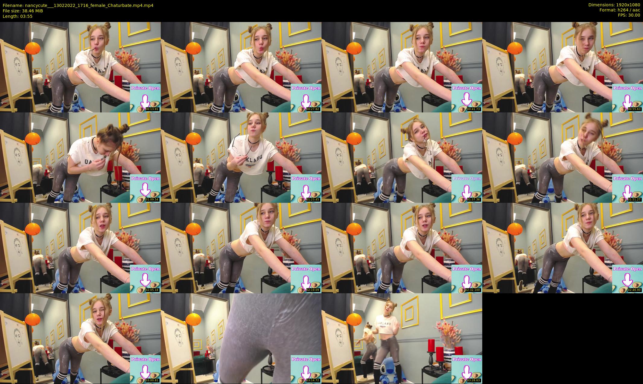 nancycute__ — 4 minute Chaturbate female cam show recording, 1080p, Feb 13, 2022