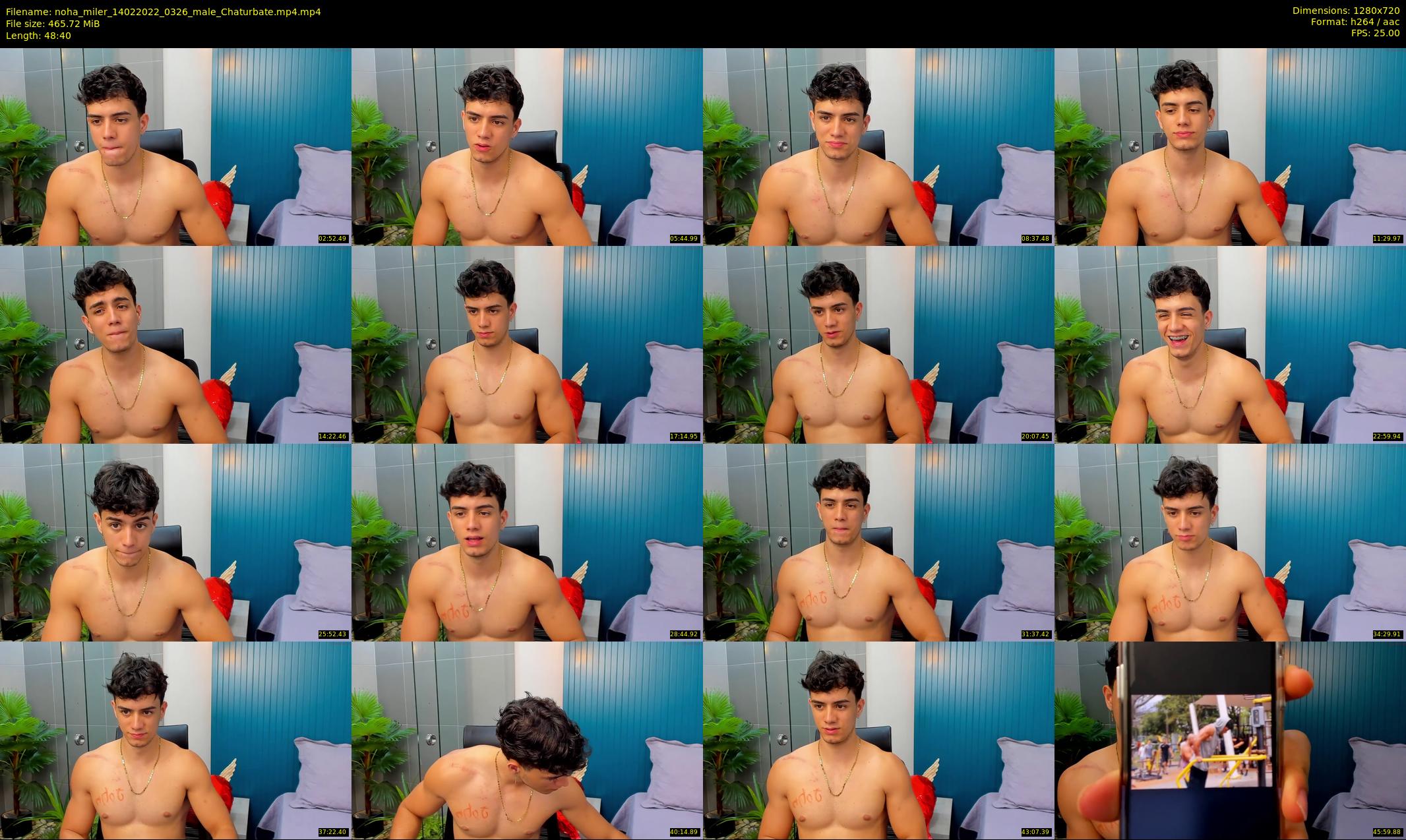 noha_miler — 49 minute Chaturbate male cam show recording, 720p, Feb 14, 2022