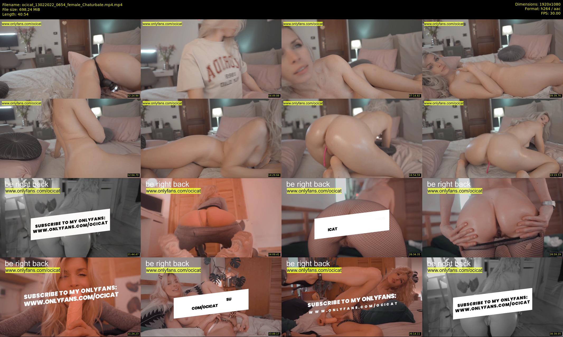 ocicat — 41 minute Chaturbate female cam show recording, 1080p, Feb 13, 2022