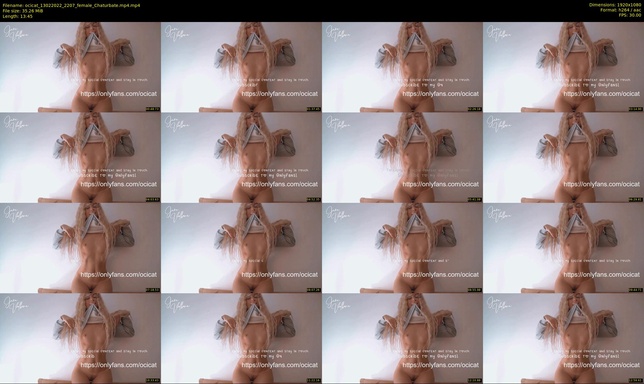 ocicat — 14 minute Chaturbate female cam show recording, 1080p, Feb 13, 2022