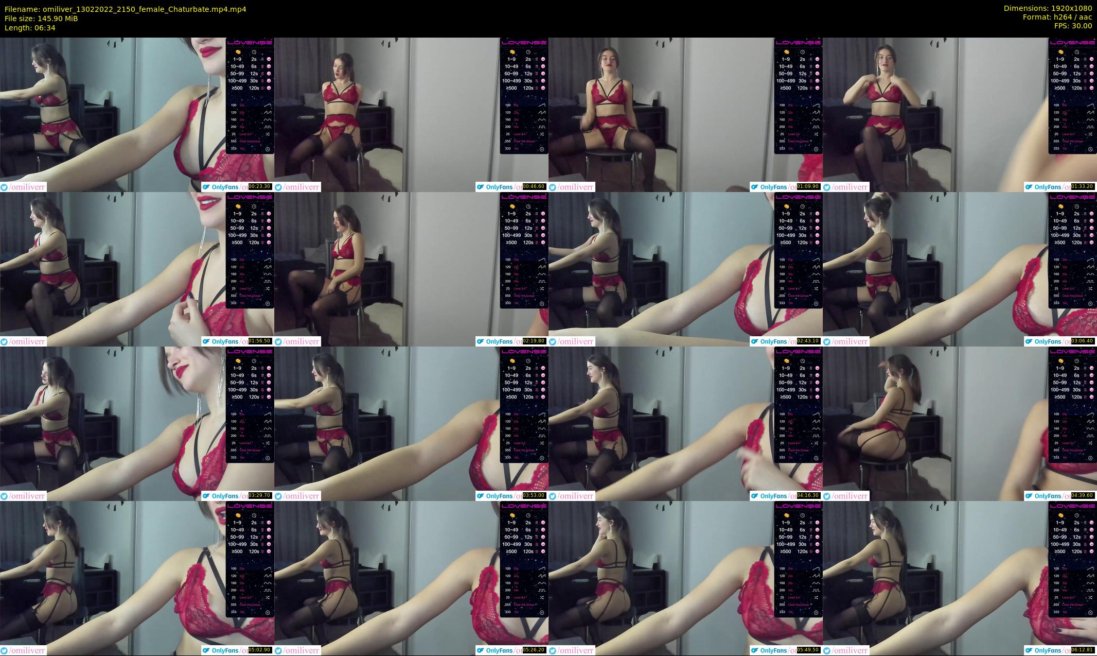 omiliver — 7 minute Chaturbate female cam show recording, 1080p, Feb 13, 2022