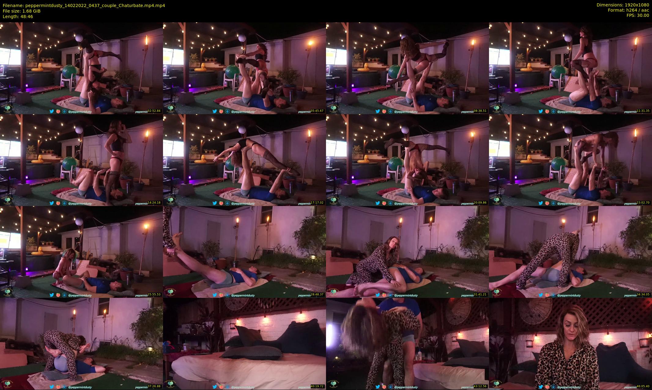peppermintdusty — 49 minute Chaturbate couple cam show recording, 1080p, Feb 14, 2022